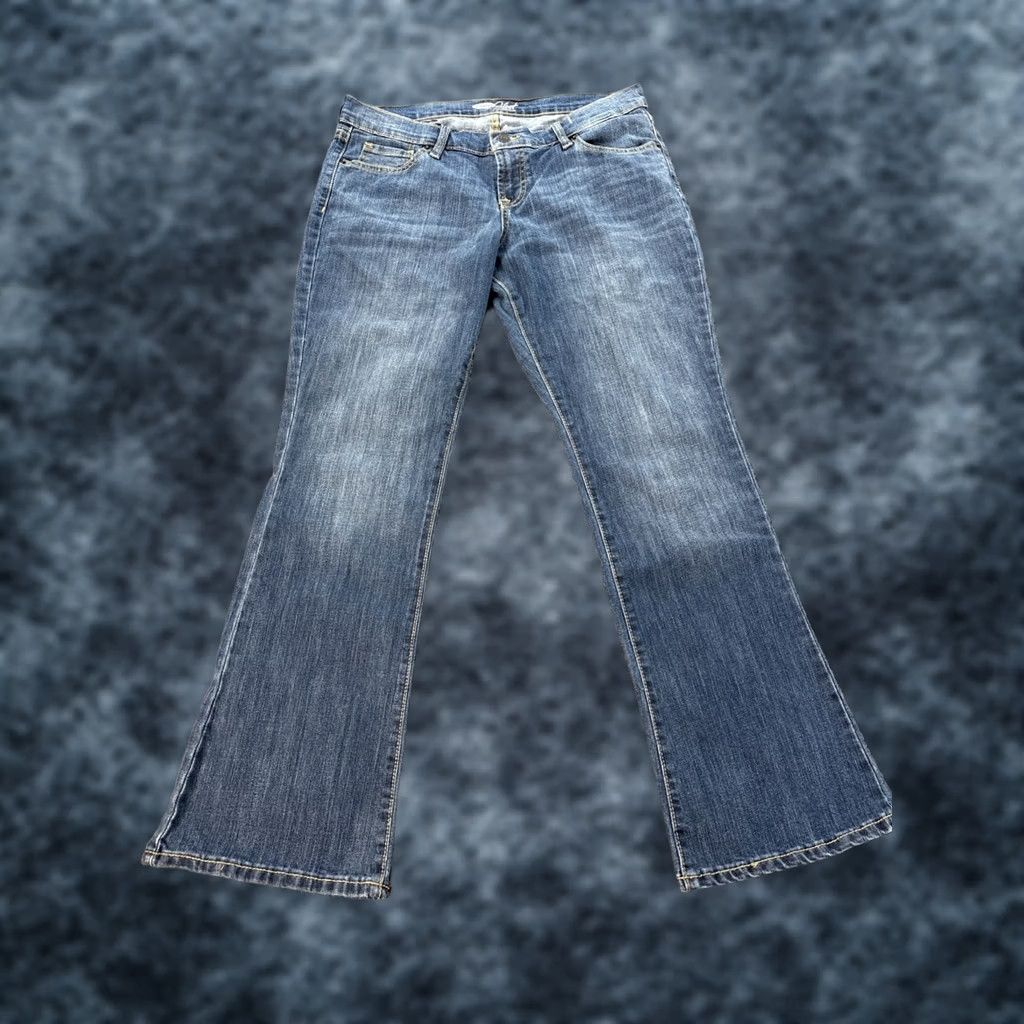 Old Navy VINTAGE Old Navy Jeans Bootcut Womens 32x29 Blue Medium Wash Distressed Flirt Y2K Size 24" / US 00 / IT 34 - 1 Thumbnail