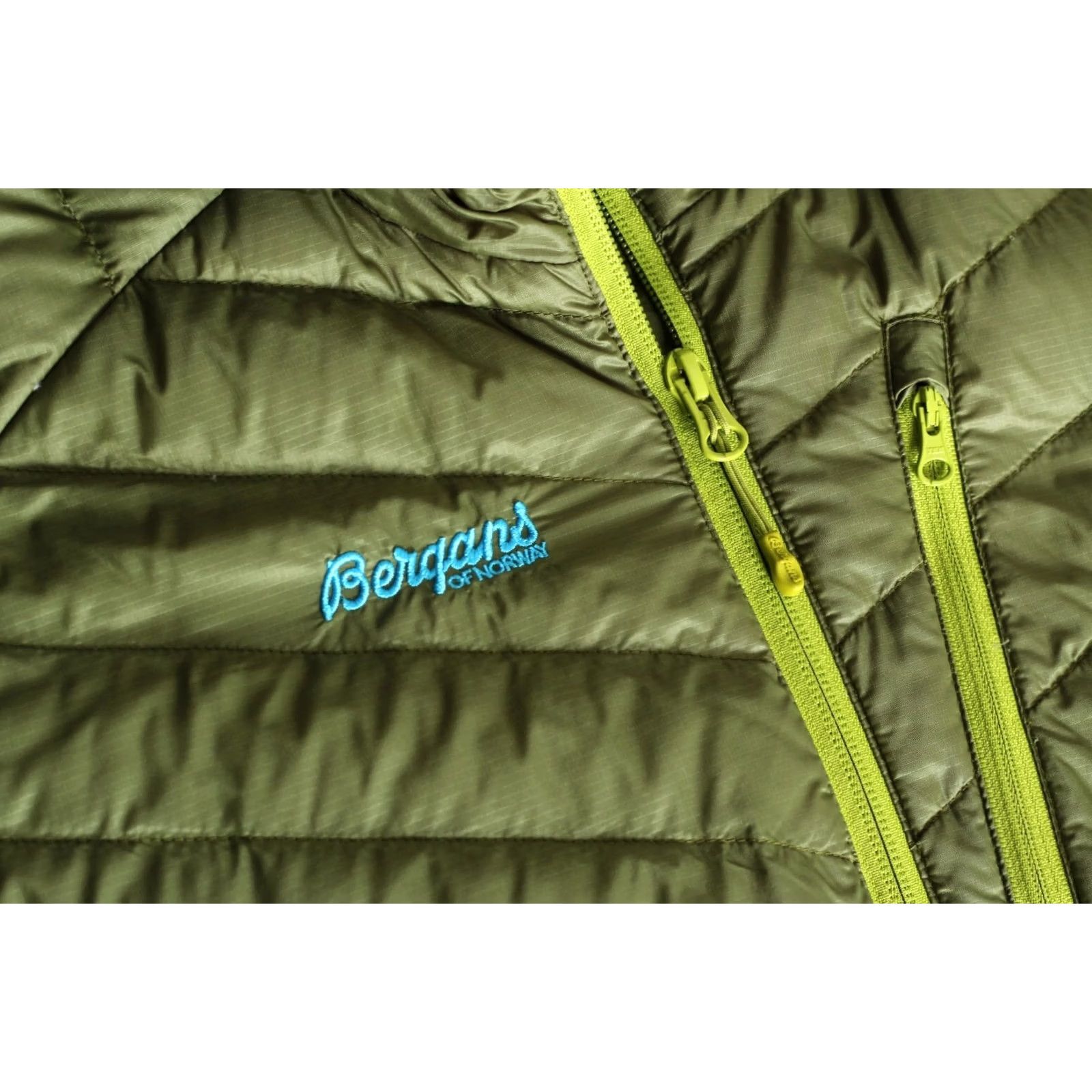 Vintage Bergans of Norway SLINGSBYTIND DOWN Jacket Women Green Size XL MJ5163 Size XL / US 12-14 / IT 48-50 - 4 Thumbnail