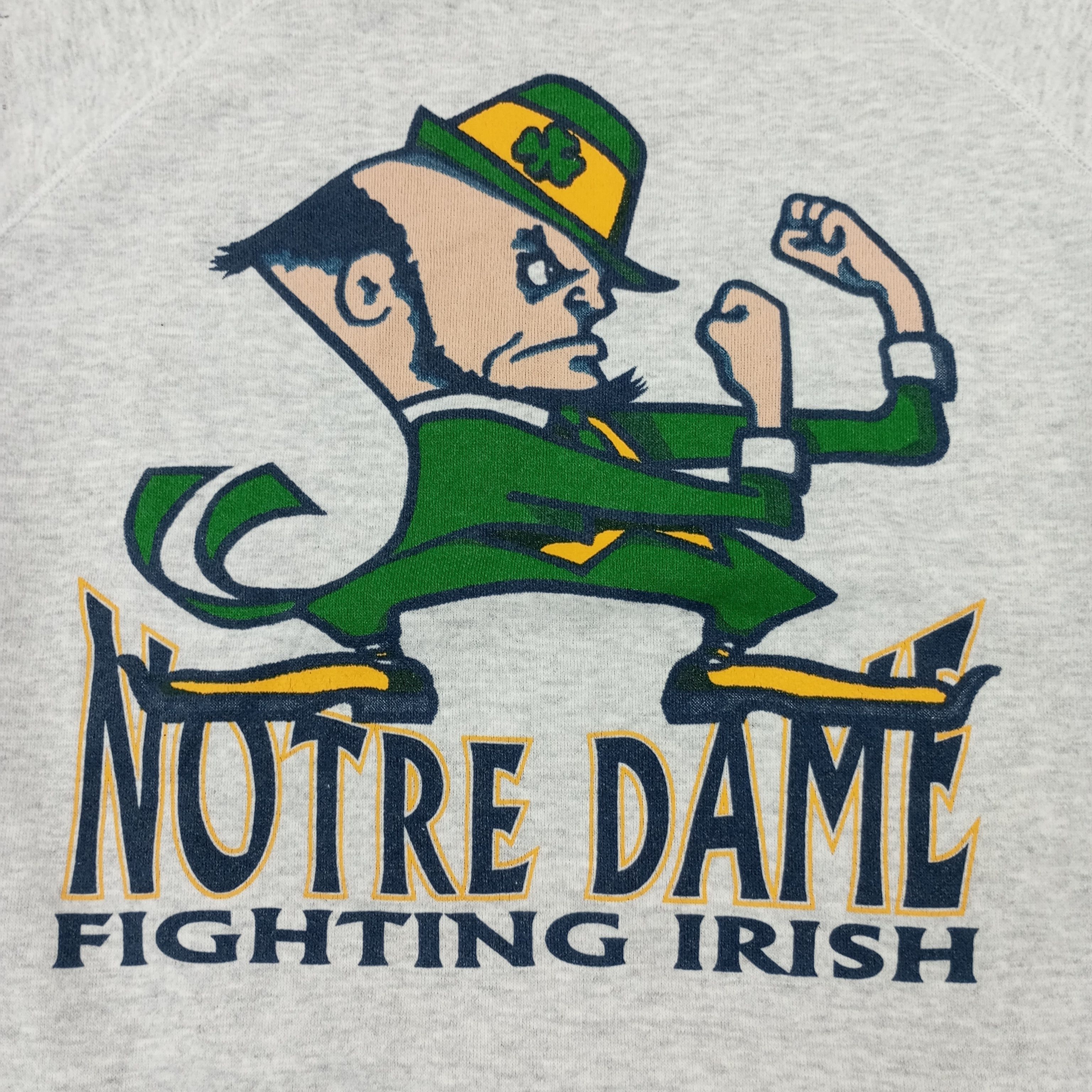 NFL × Vintage Notre Dame Fighting Irish American Football Team Sweatshirt Size US L / EU 52-54 / 3 - 2 Thumbnail
