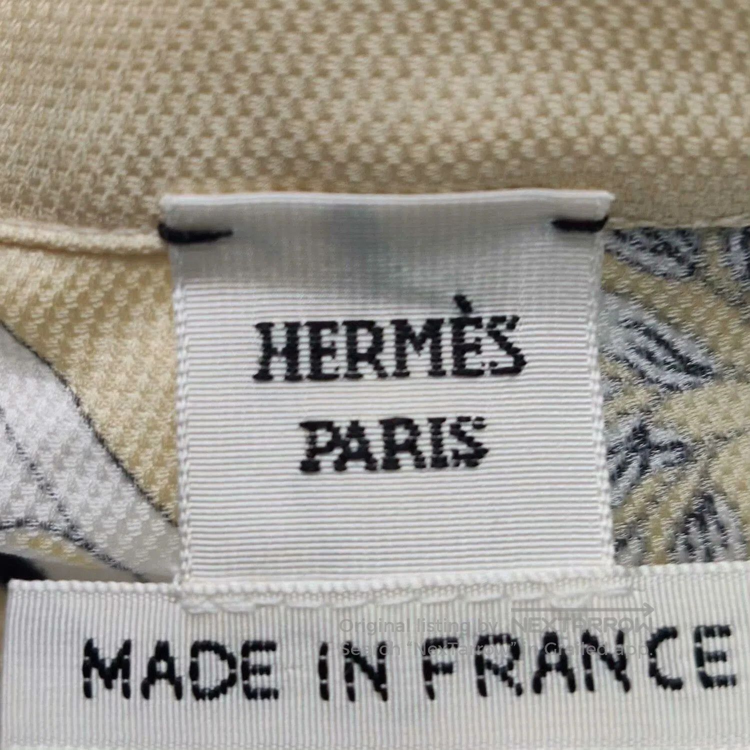 Hermes Hermes Yellow Silk Shirt Size 36. Size XS / US 0-2 / IT 36-38 - 4 Thumbnail