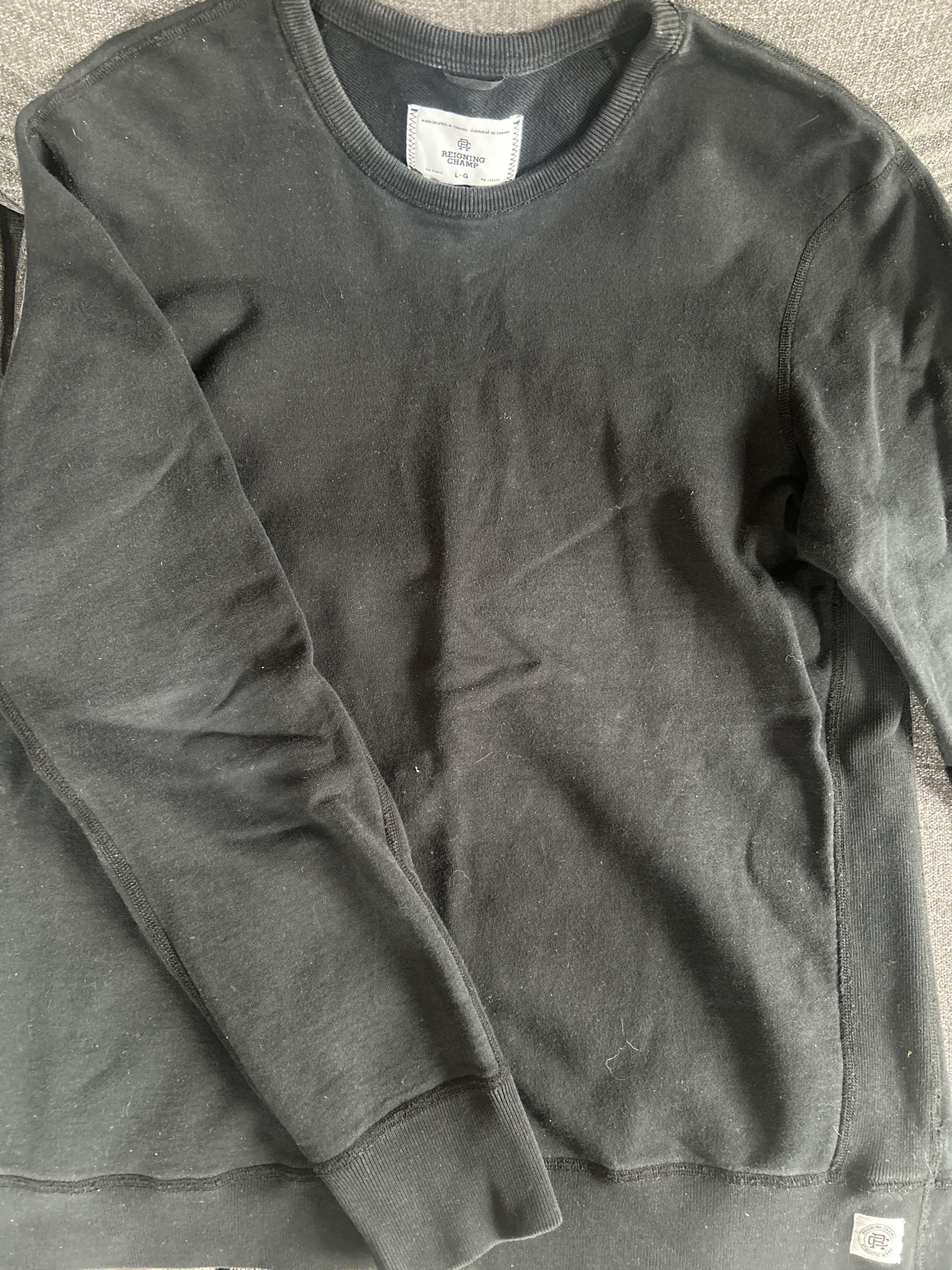 Reigning Champ Reigning Champ Midweight Terry Standard Crewneck Men's Size US L / EU 52-54 / 3 - 1 Thumbnail