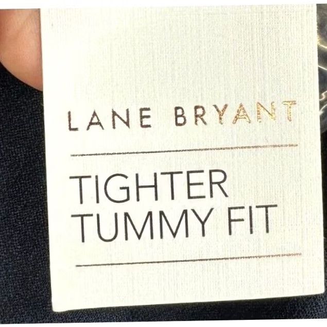 Vintage Lane Bryant Pants Womens 18R Regular Blue Nylon Blend Straight Hi-Rise NEW Size 40" / US 18 - 4 Thumbnail