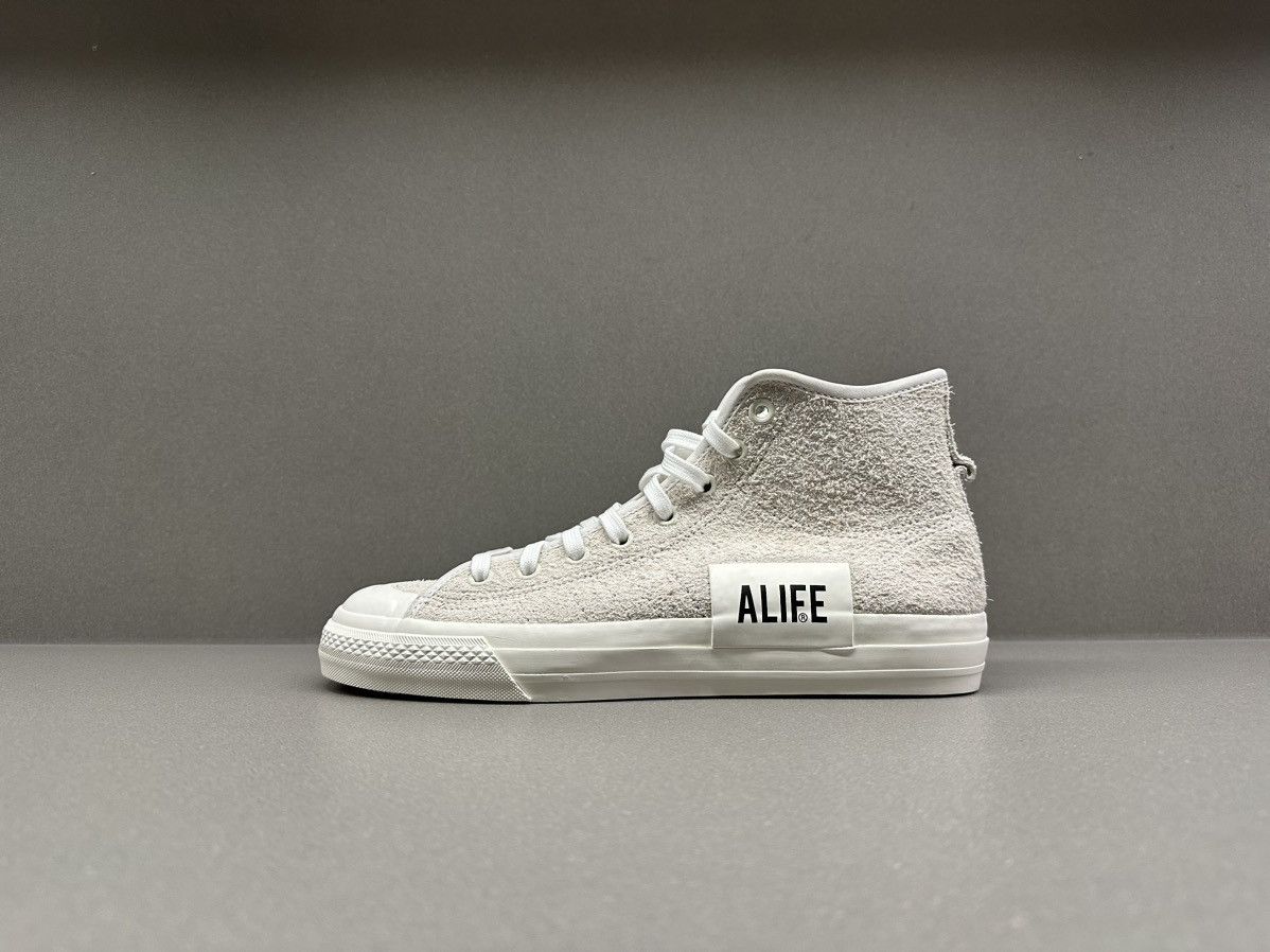 Adidas Adidas Nizza Hi Alife Cream White Size US 12 / EU 45 - 5 Thumbnail