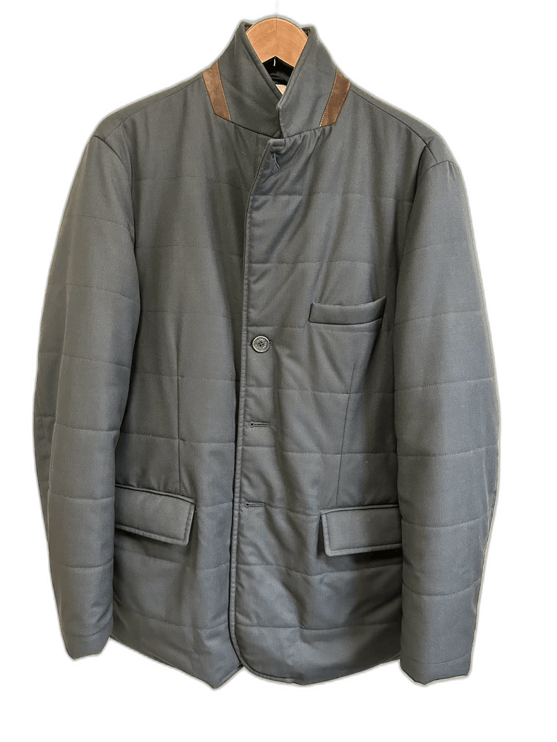 Ermenegildo Zegna Loro Piana Men's Quilted Jacket Size US XL / EU 56 / 4 - 1 Thumbnail