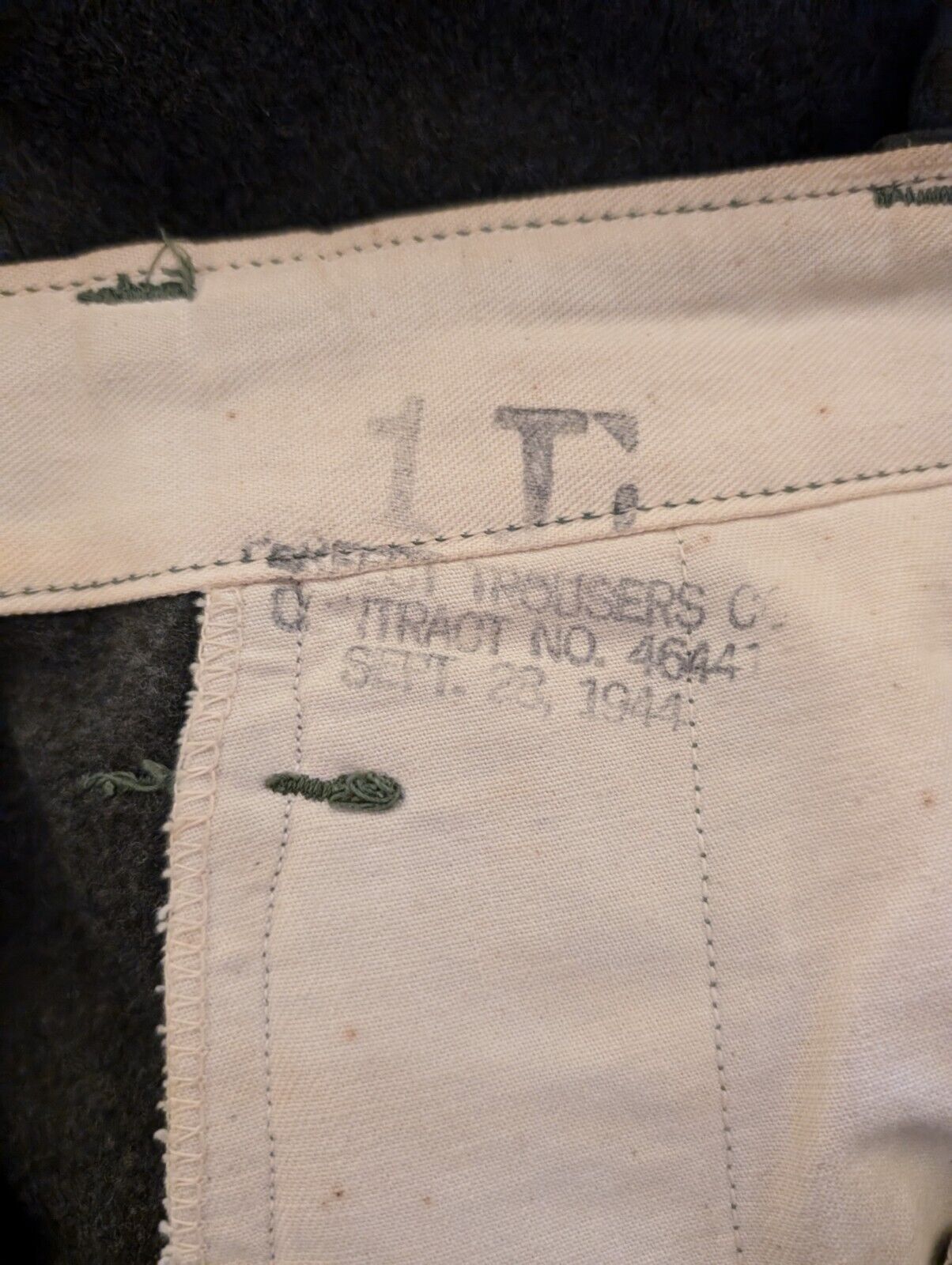 Other WW2 1944 Vintage United States Marine(?) Wool Pants Size US 26 / EU 42 - 4 Thumbnail