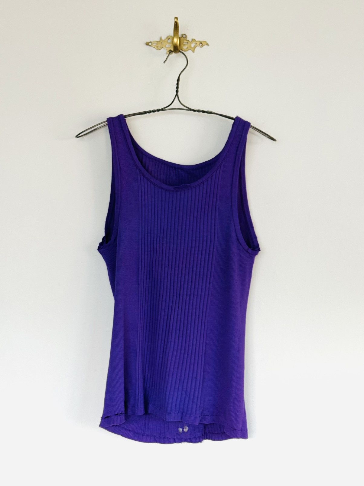 Vintage Vintage European distressed tank top purple workwear sz m Size US M / EU 48-50 / 2 - 5 Thumbnail