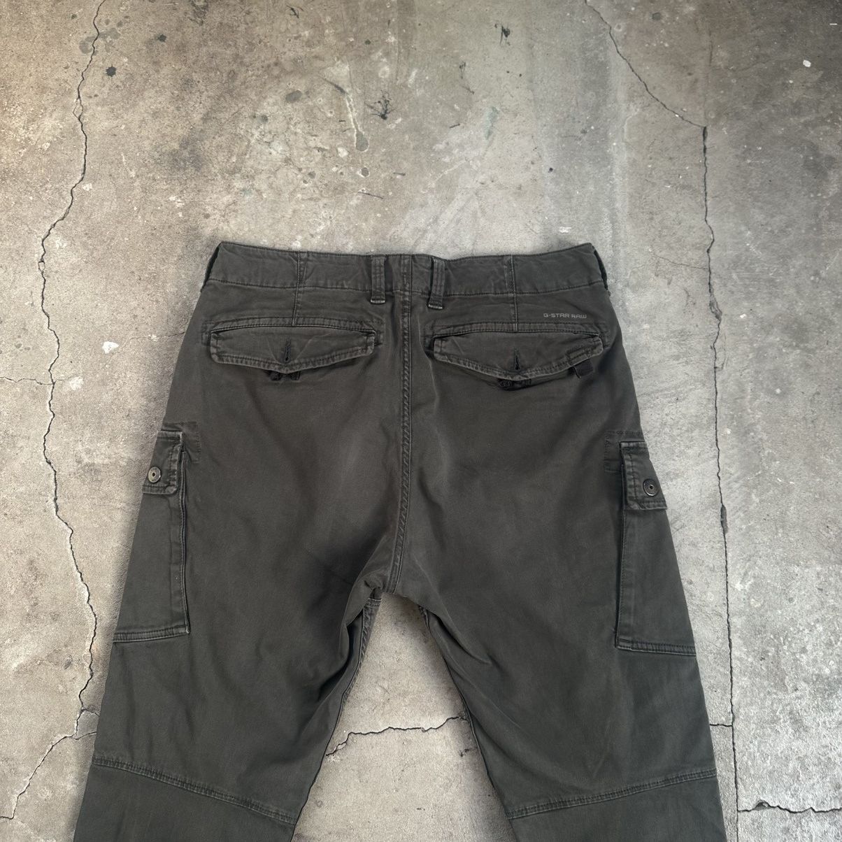 G-Star Vintage G-Star Raw Cargo 3D Straight Tapered Pants Size US 34 / EU 50 - 7 Thumbnail