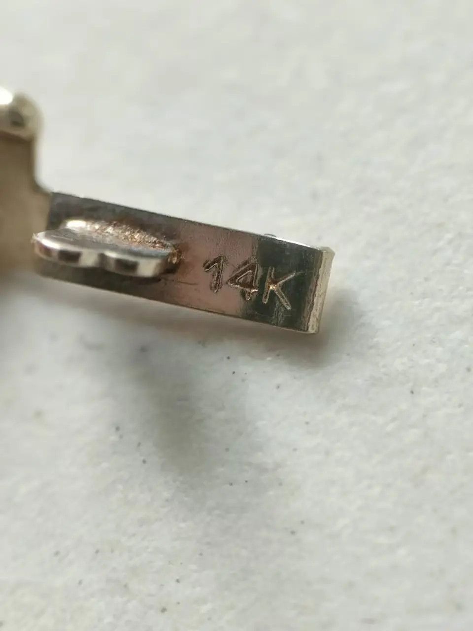Chrome Hearts Chrome Hearts 22K Gold Pink Saph Tiny E Bracelet Size ONE SIZE - 9 Thumbnail