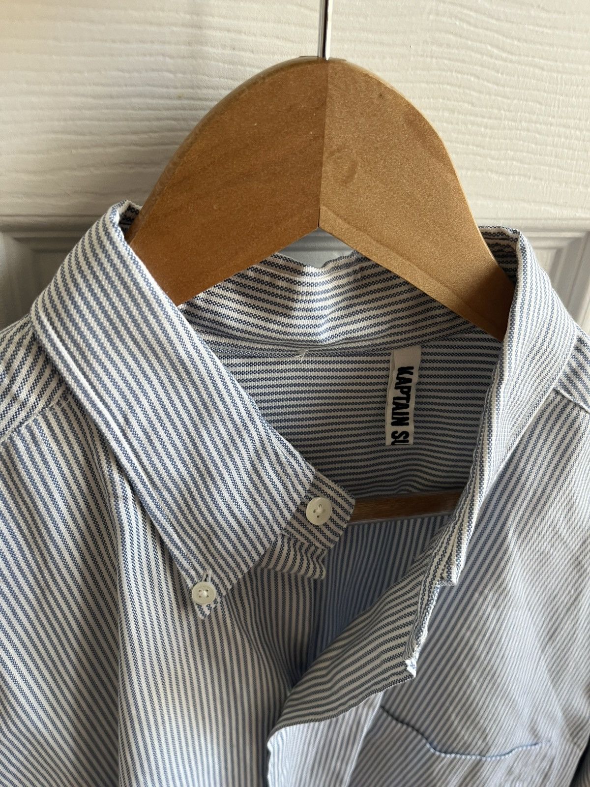 Kaptain Sunshine KAPTAIN SUNSHINE Finx Cotton Oxford Size US M / EU 48-50 / 2 - 2 Thumbnail