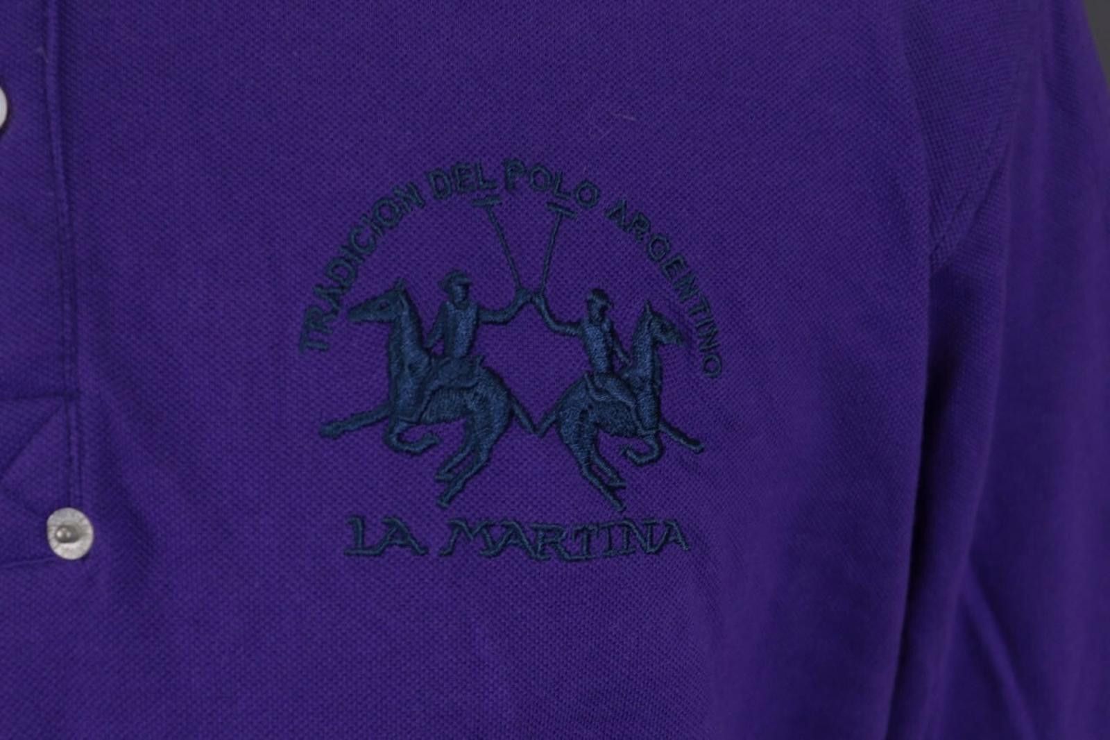 La Martina La Martina Buenos Aires Maserati Purple Polo Shirt Size XL Size US XL / EU 56 / 4 - 3 Thumbnail