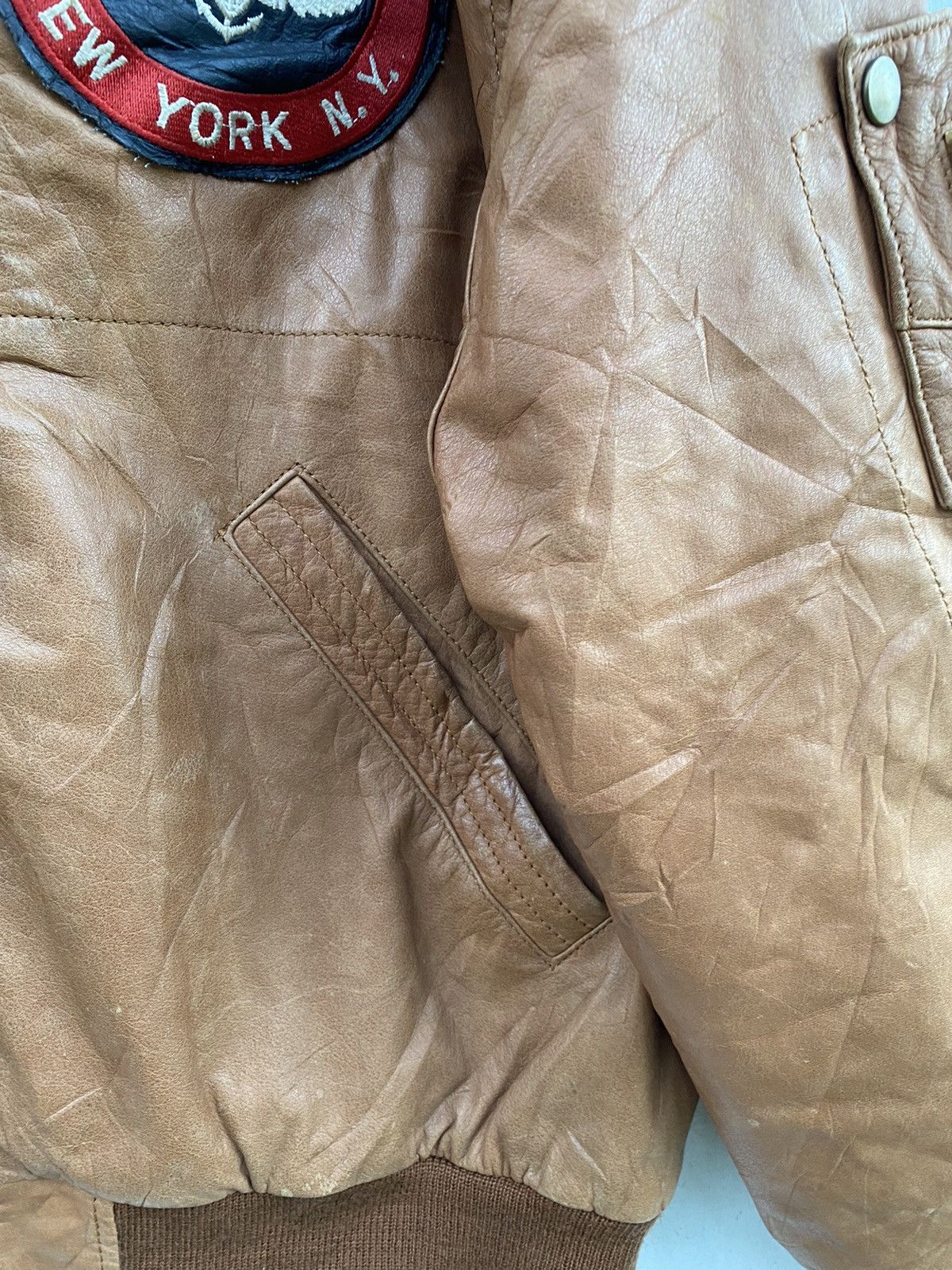 Avirex × Junya Watanabe AVIREX NEW YORK TYPE G-1 SOFT LEATHER JACKET WITH FUR Size US L / EU 52-54 / 3 - 6 Thumbnail