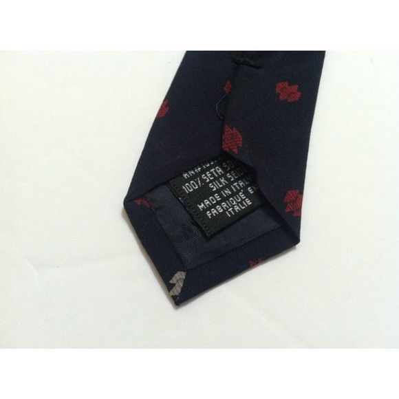 Armani Collezioni ARMANI COLLEZIONI MEN'S NEW NAVY 100%SILK TIEWIDTH: 3 3/4" Size ONE SIZE - 16 Thumbnail