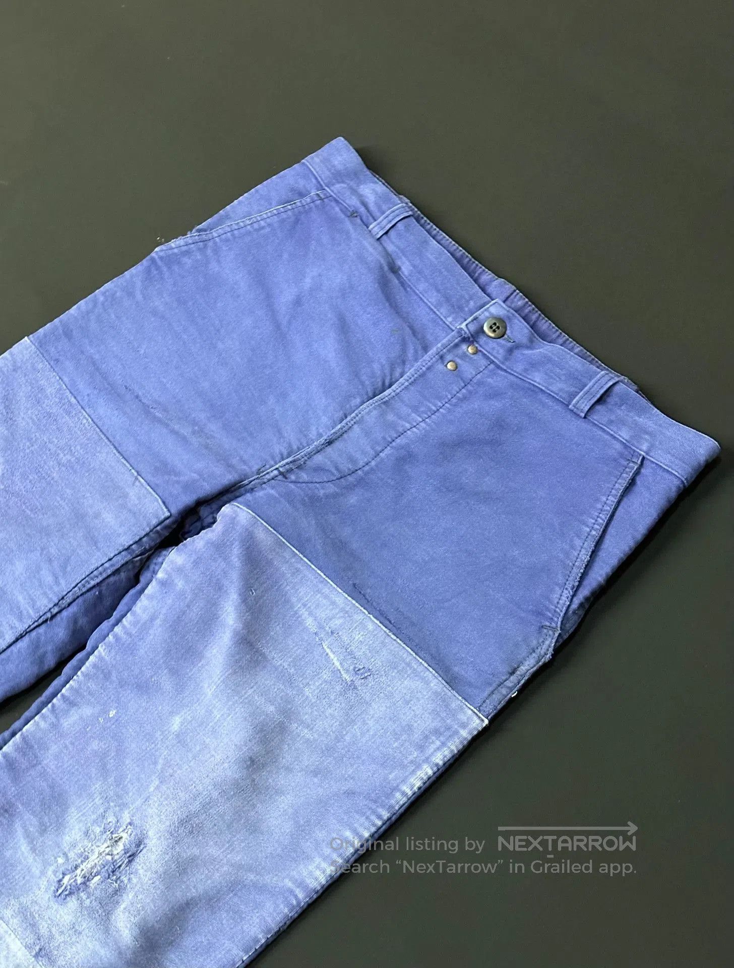 Vintage Vintage 50s Chrome Hearts French Workwear Moleskin Pants. Size US 31 - 4 Thumbnail