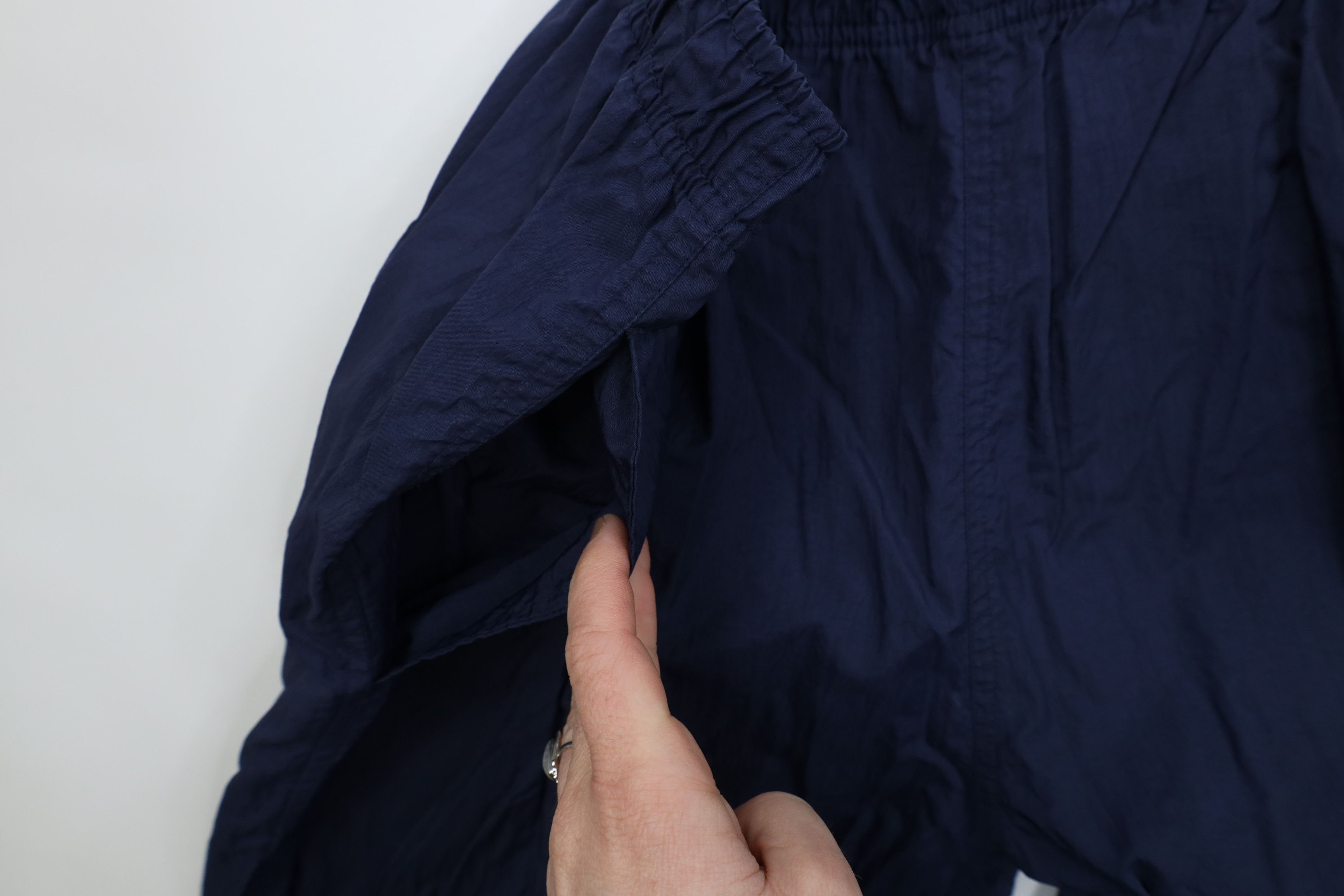 Reebok Vintage 90s Reebok Cuffed Windbreaker Joggers Pants Blue Size US 36 / EU 52 - 9 Thumbnail