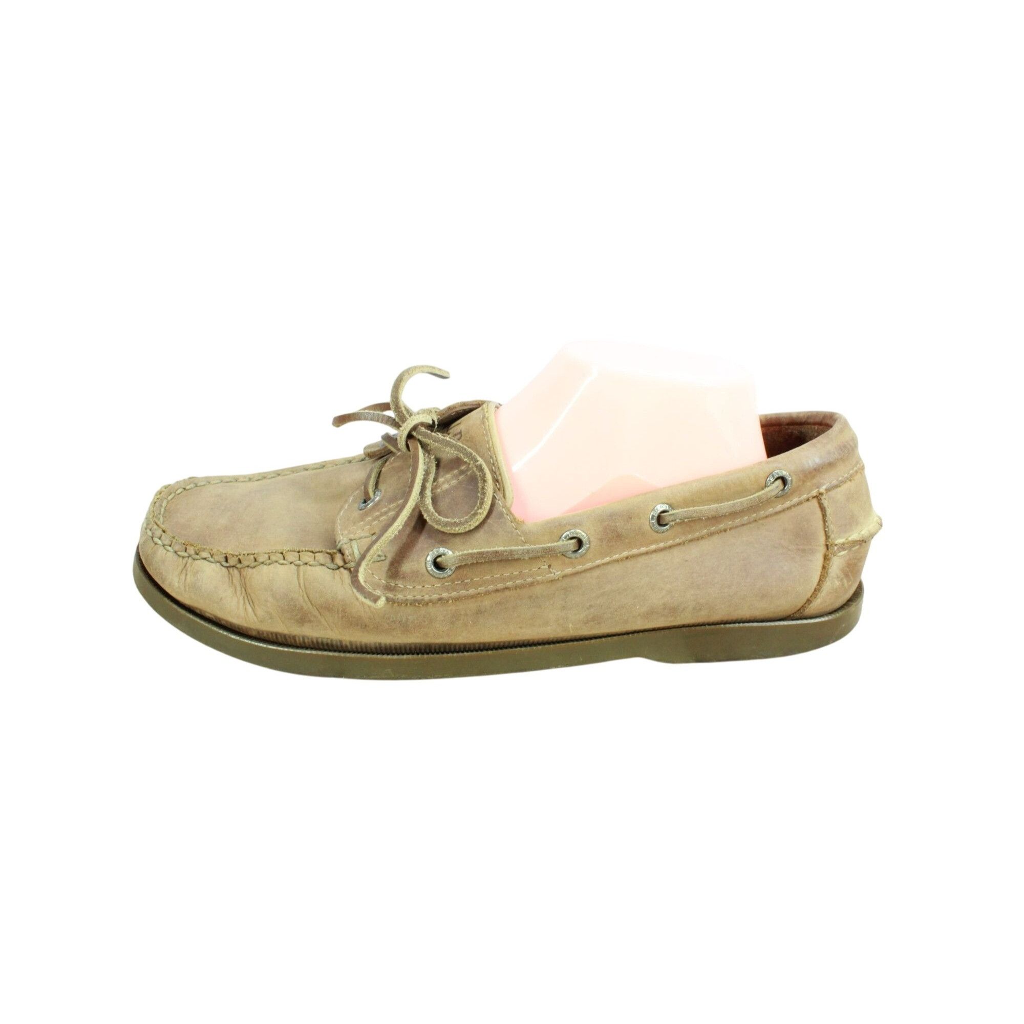 L.L. Bean LL Bean Casco Bay Men's Leather Slip On Moccasin Boat Shoes Size US 10 / EU 43 - 1 Thumbnail