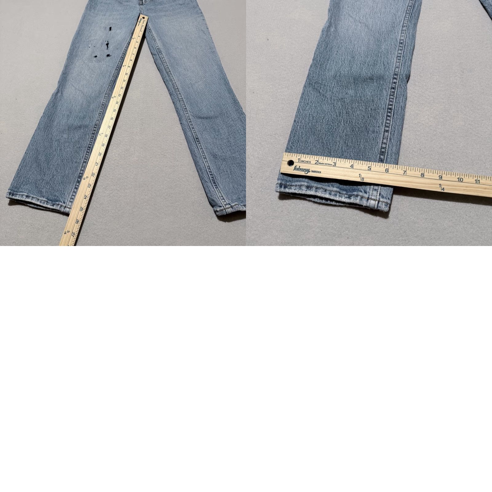 Abercrombie & Fitch Abercrombie & Fitch Curve Love Jeans Women's 90s Ultra High Rise Straight Blue 23 - Adult Regular Size Size 40" / US 18 - 9 Thumbnail