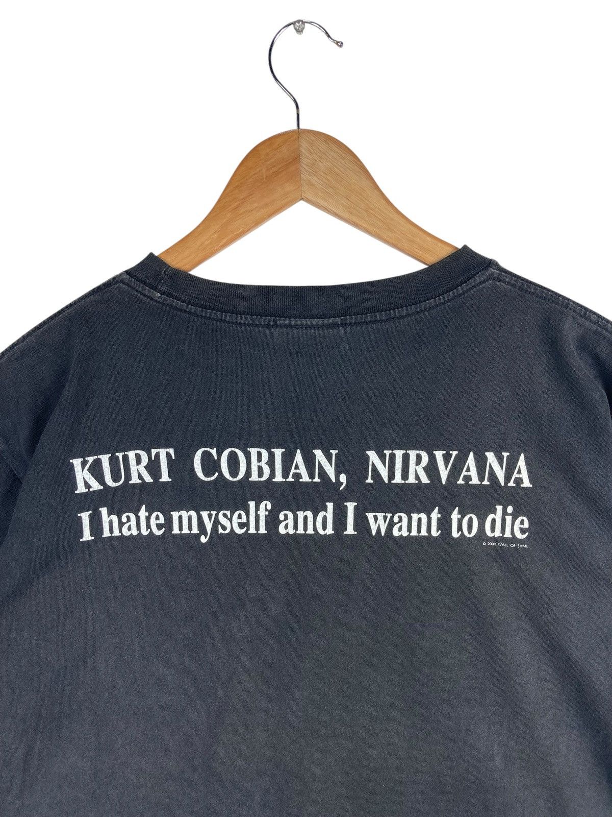 Nirvana Vintage y2k 2000 Nirvana Kurt Cobain Quotes Grunge T-Shirt Size US M / EU 48-50 / 2 - 4 Thumbnail