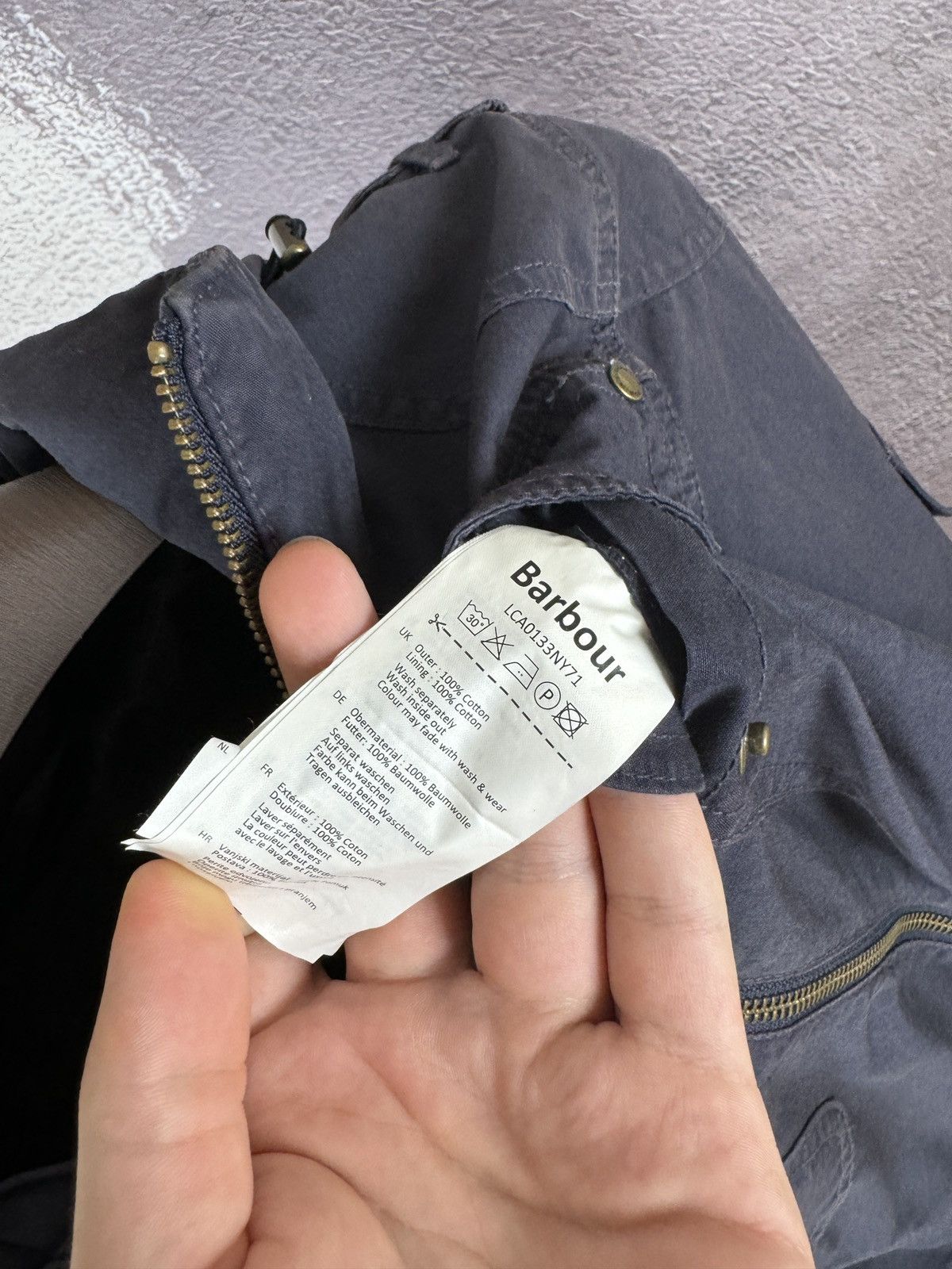 Barbour Barbour International White label faded navy blue jacket Size M / US 6-8 / IT 42-44 - 12 Thumbnail