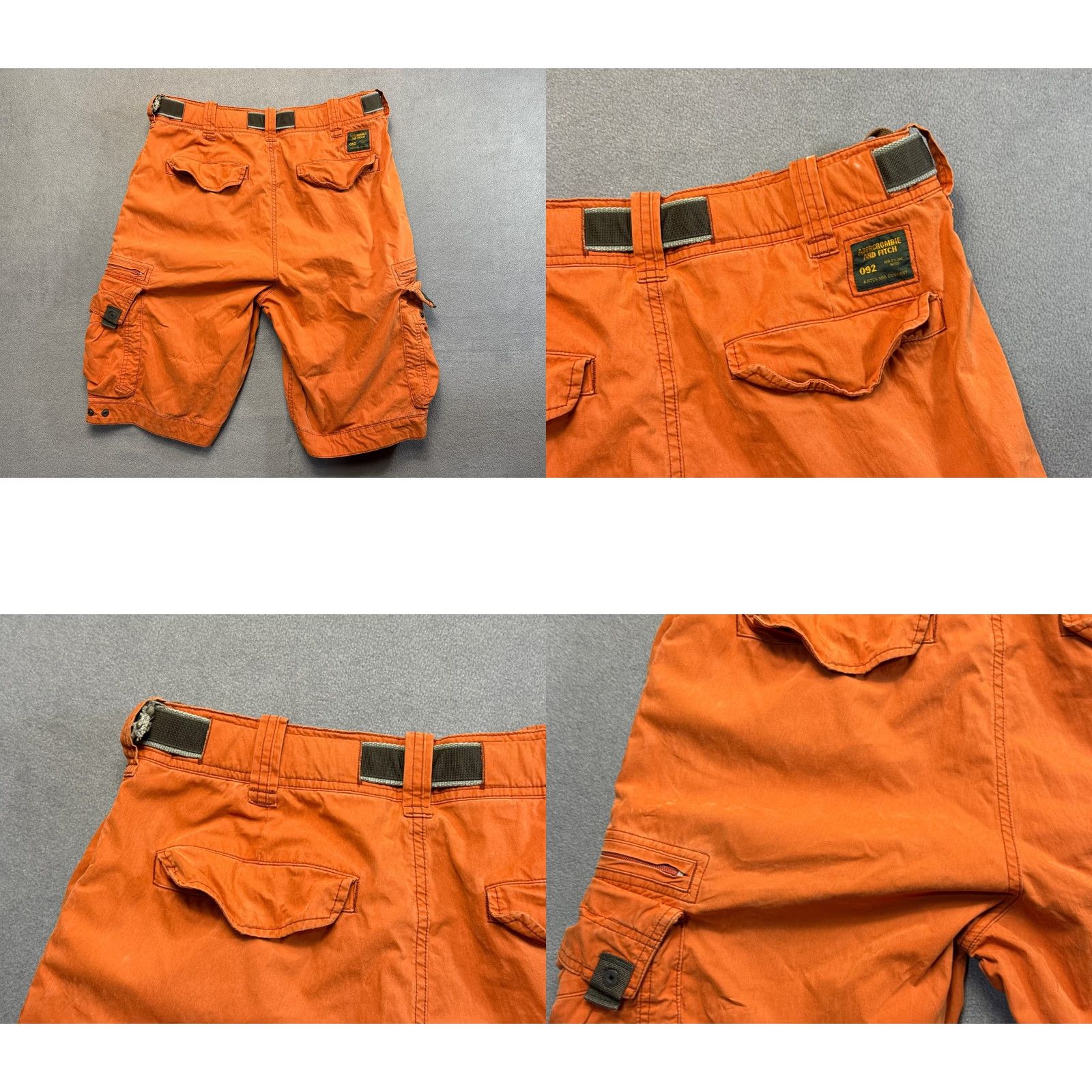 Abercrombie & Fitch abercrombie & fitch Shorts Orange Outdoor Track Hiking mens size 30 Size US 30 / EU 46 - 9 Thumbnail