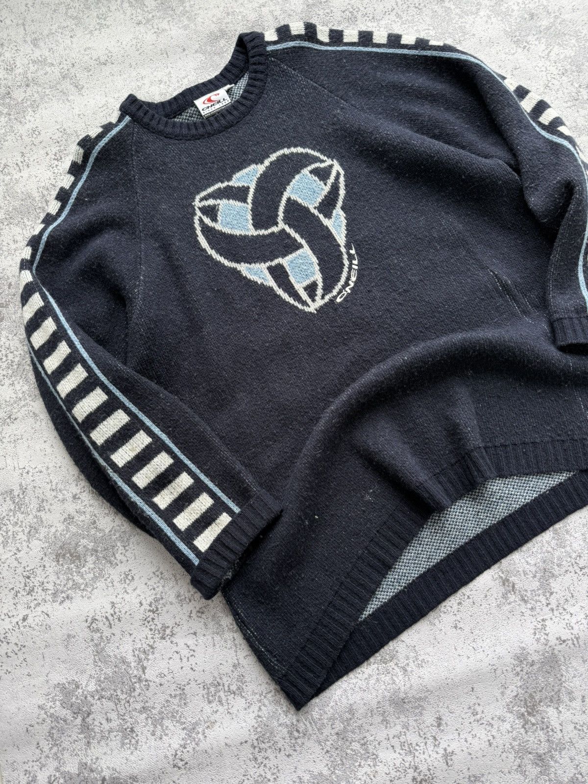 O'Neill × Vintage Vintage 90s O’Neill Surf Wool Sweater Sweatshirt Size US XL / EU 56 / 4 - 2 Thumbnail