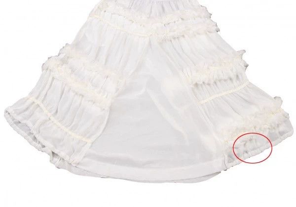 Comme des Garcons Comme Des Garcons size S White Retro Gauze Skirt Size 24" / US 00 / IT 34 - 4 Thumbnail