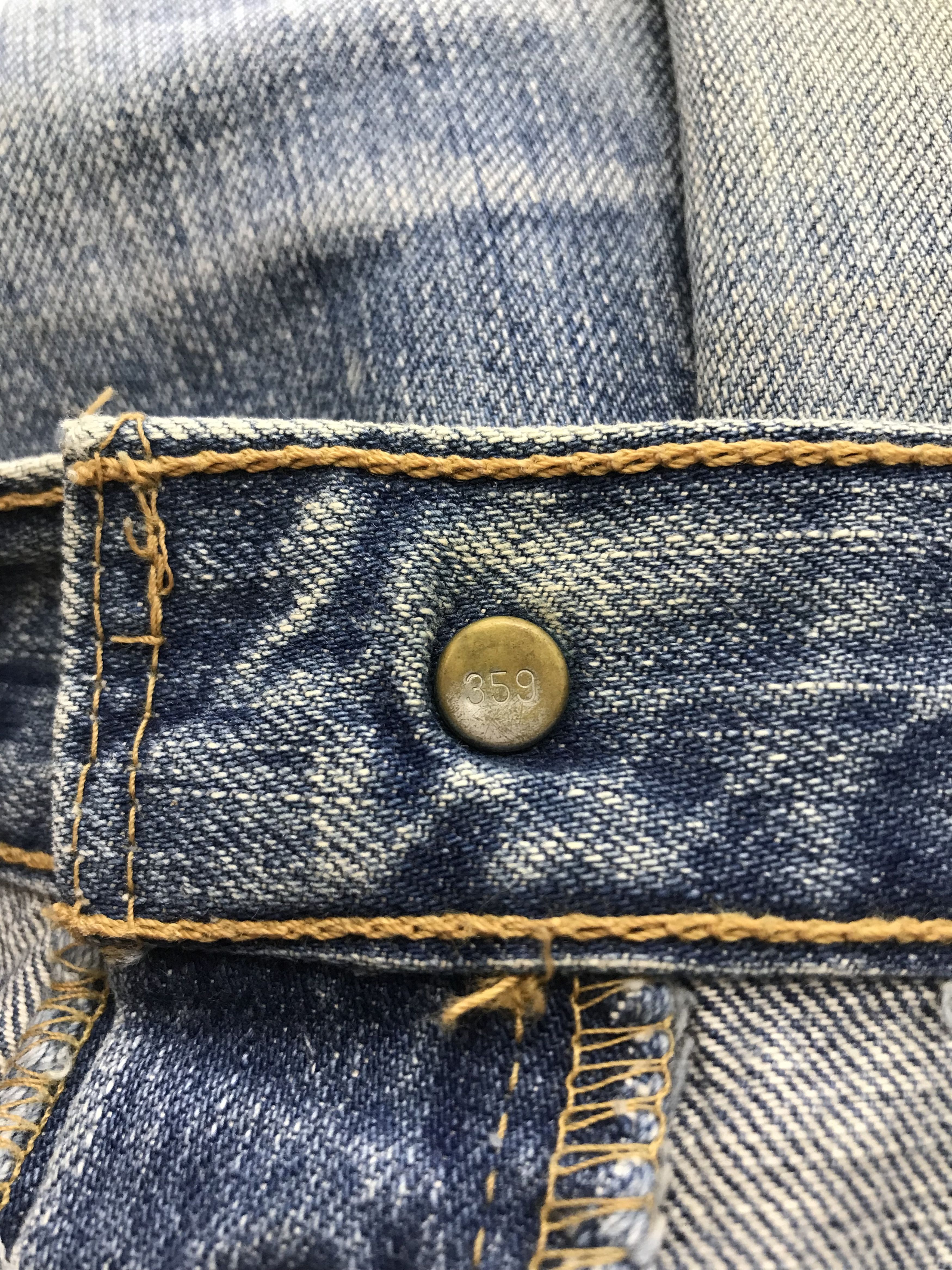 Levi's Vintage Levi's 501 Mud Wash Jeans Distressed Denim Size US 34 / EU 50 - 10 Thumbnail