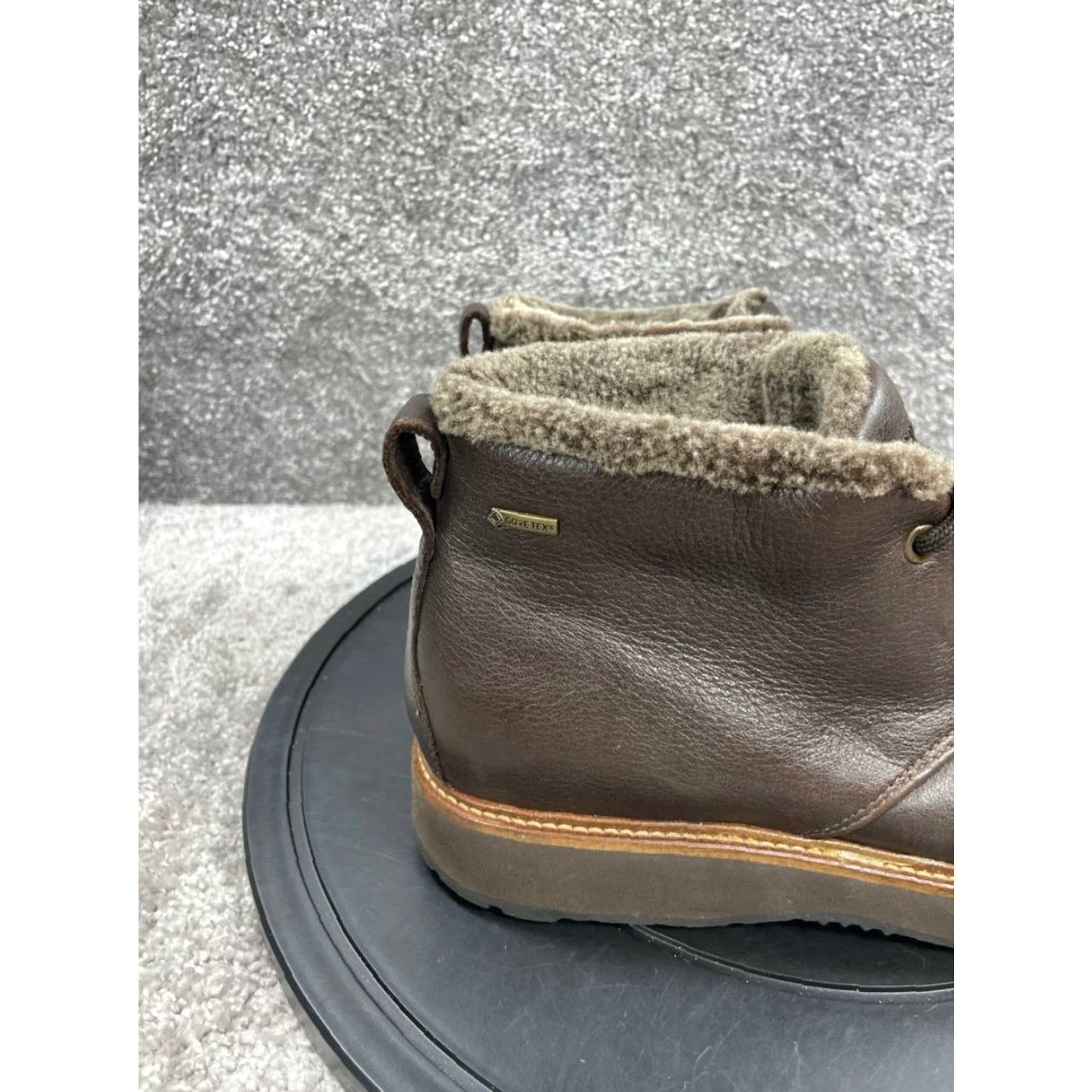 Vintage Samuel Hubbard Boot 7.5 M Winter's Day Brown Leather Shearling Lined Chukka Mens Size US 7.5 / EU 40-41 - 3 Thumbnail