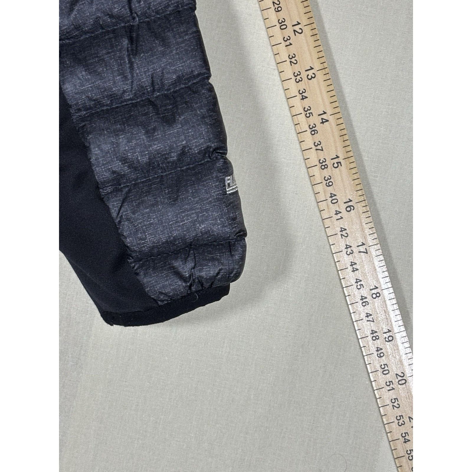 The Unbranded Brand Gerry Kids Puffer Jacket XS 5/6 Gray Black Hooded Down Size US XS / EU 42 / 0 - 8 Thumbnail