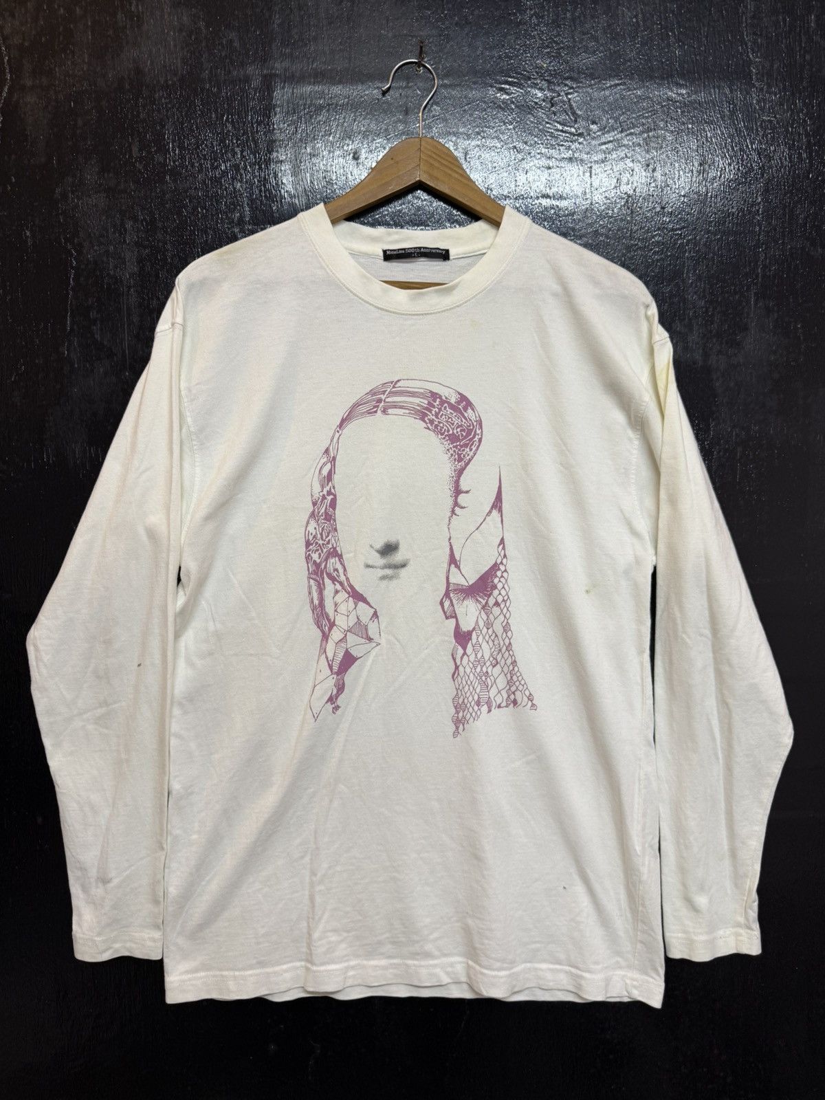 Vintage Monalisa 500th Anniversary white tee Size US L / EU 52-54 / 3 - 3 Thumbnail