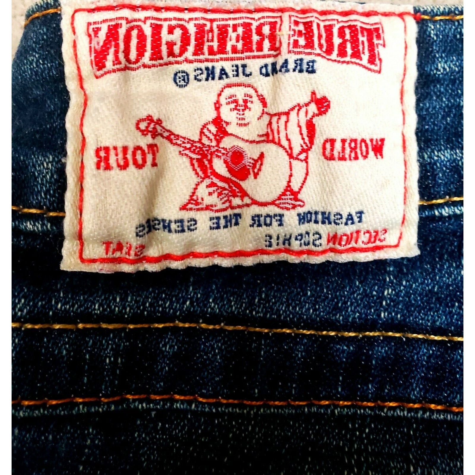 True Religion TRUE RELIGION Original Sophie Cuffed Embroidered Short Jeans Size 25" / US 0 / IT 36 - 10 Thumbnail