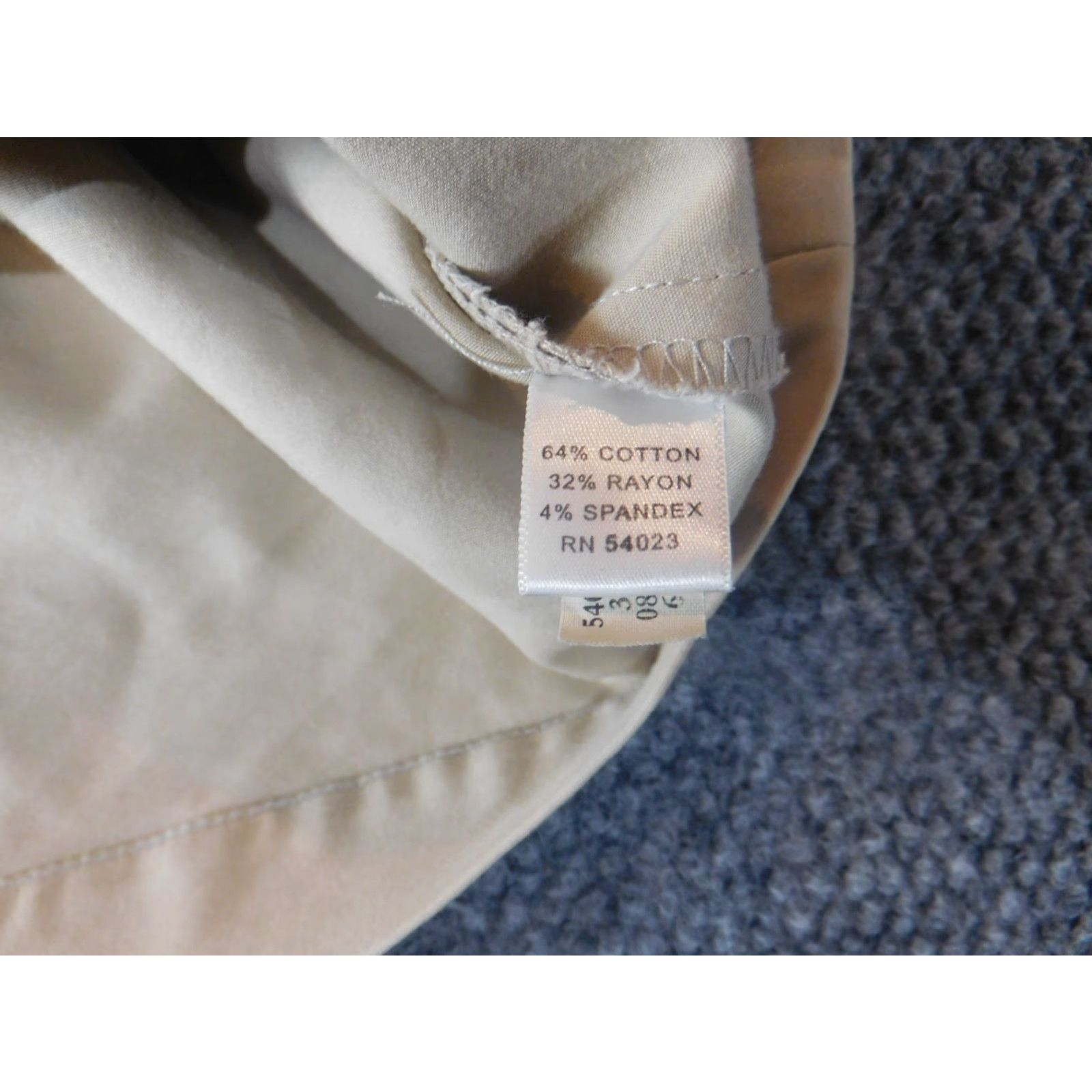 Banana Republic Banana Republic Skirt Womens 6P Petite Beige Zip A-Line Knee Length Stretch Pockets Casual natuur? Size 28" / US 6 / IT 42 - 7 Thumbnail