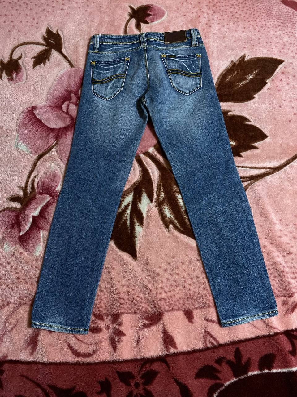 Lee × Vintage Vintage 90s Lee Washed Denim Jeans Pants Y2K Rare Size US 27 - 17 Thumbnail