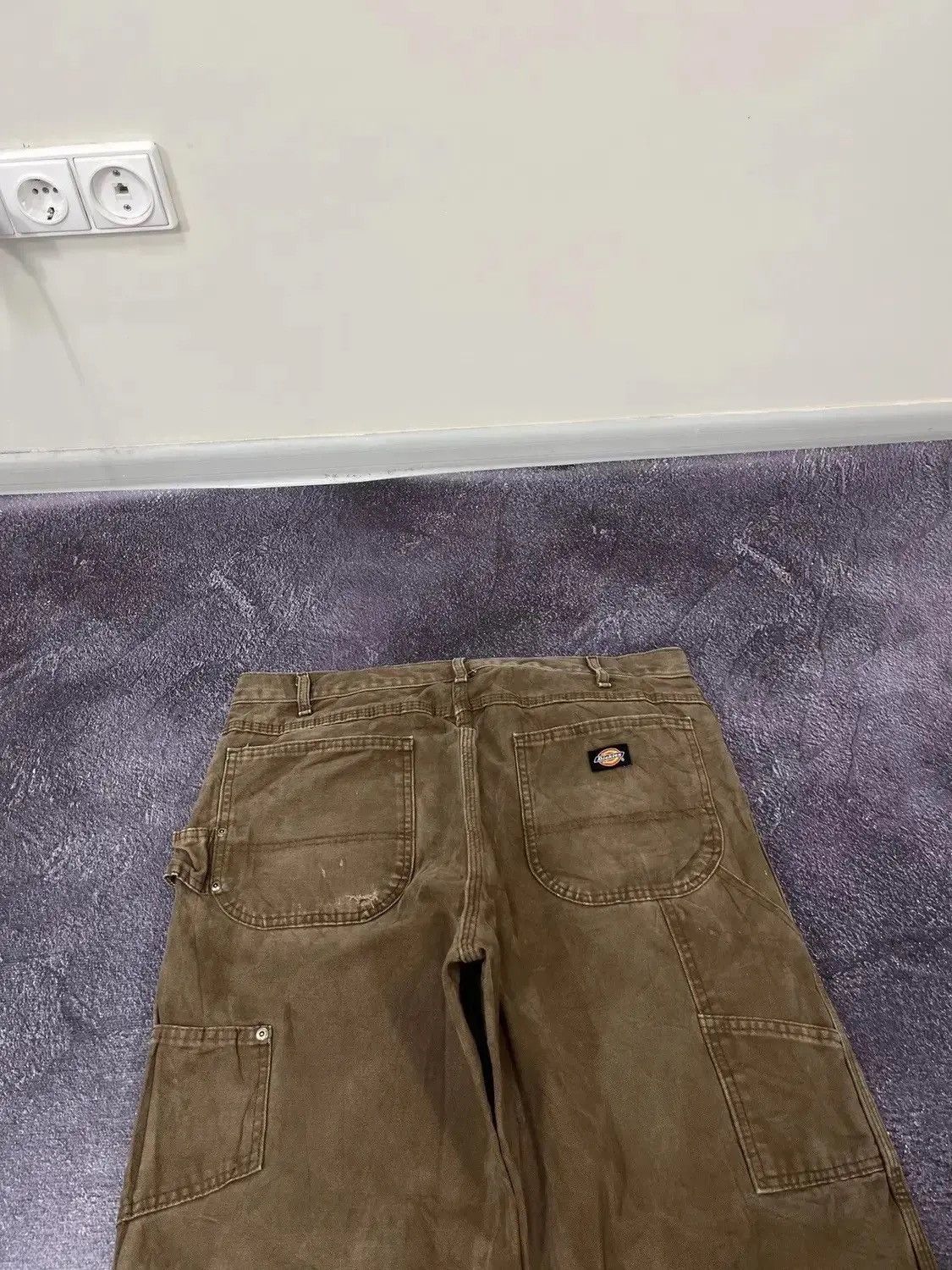Dickies × Vintage Vintage Dickies USA Brown Work Hype Baggy Pants Size US 36 / EU 52 - 4 Thumbnail