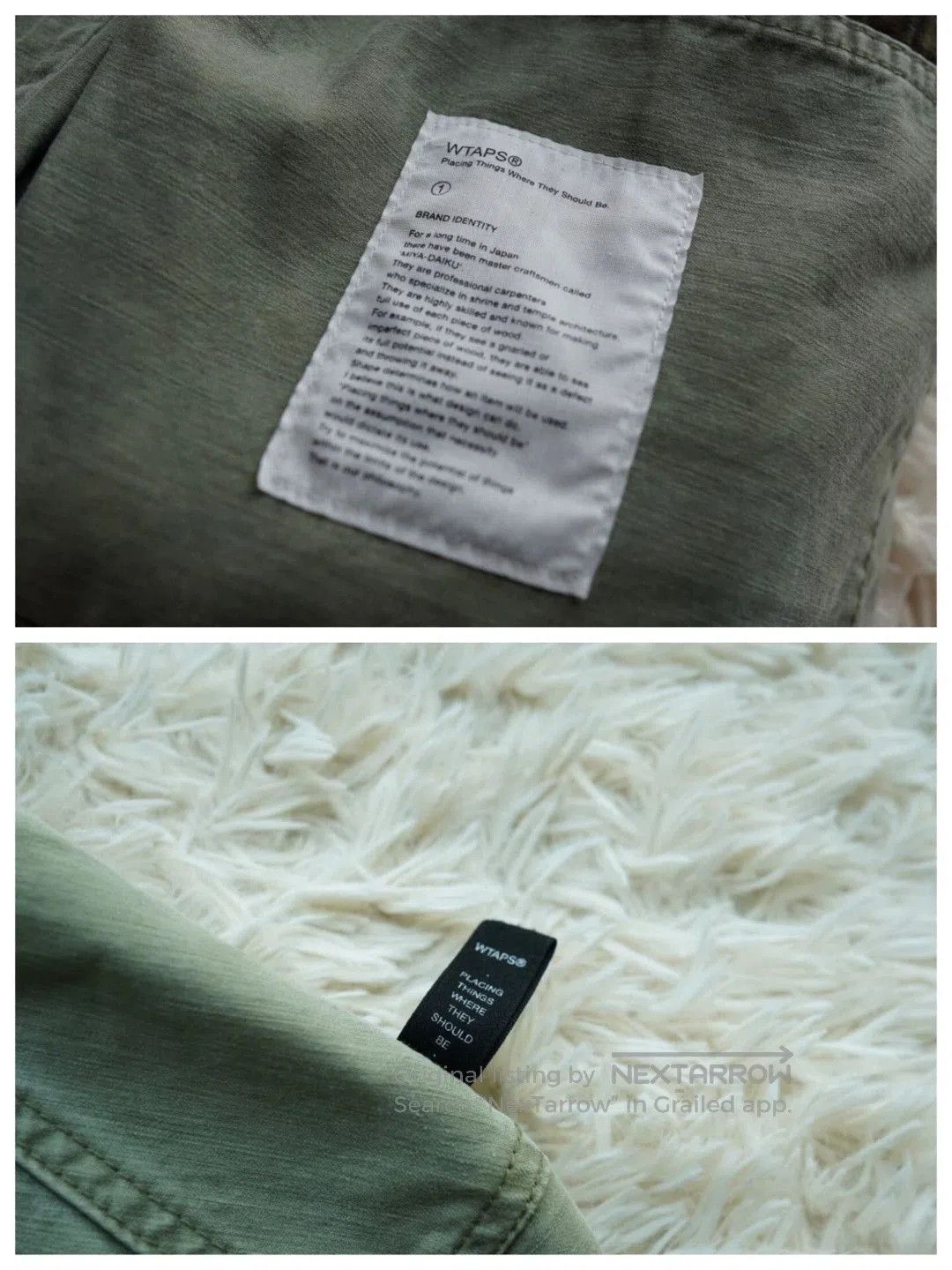 Wtaps Green Utility Jacket with Multiple Pockets - Size S. Size US S / EU 44-46 / 1 - 9 Thumbnail
