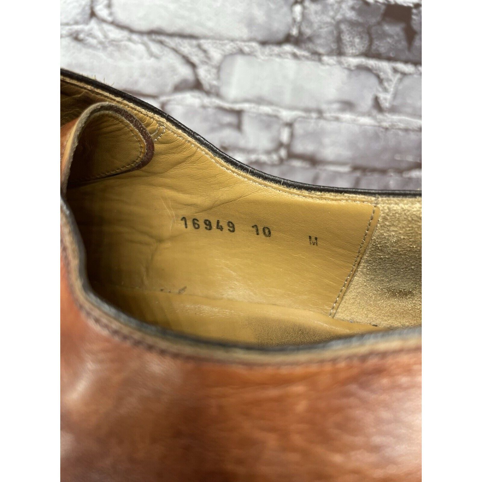Magnanni Neiman Marcus Brown Leather Cap Toe Oxfords Shoes M