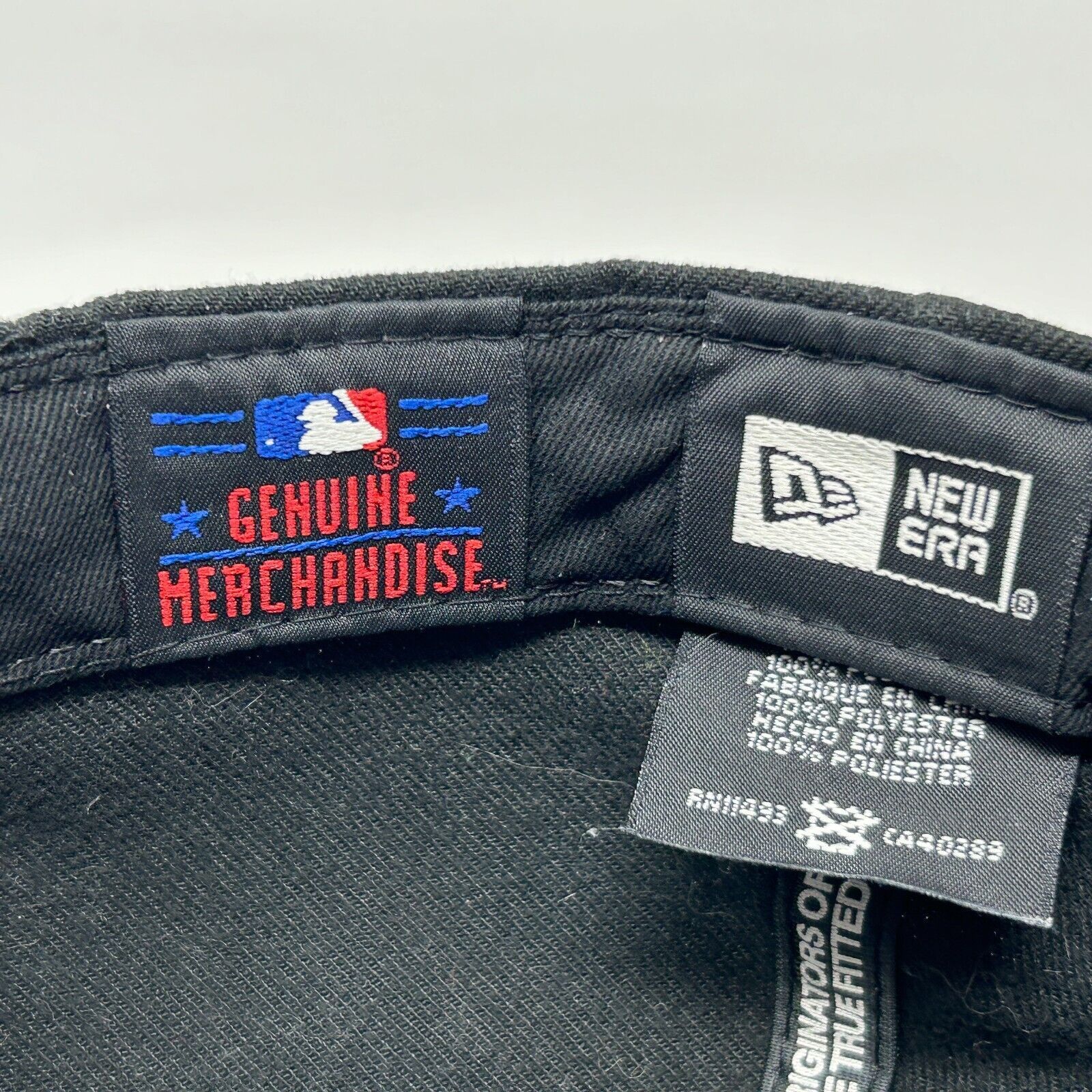 New Era St Louis Cardinals Hat Baseball Cap Black Gray Fitted 7 3/8 Size ONE SIZE - 11 Thumbnail