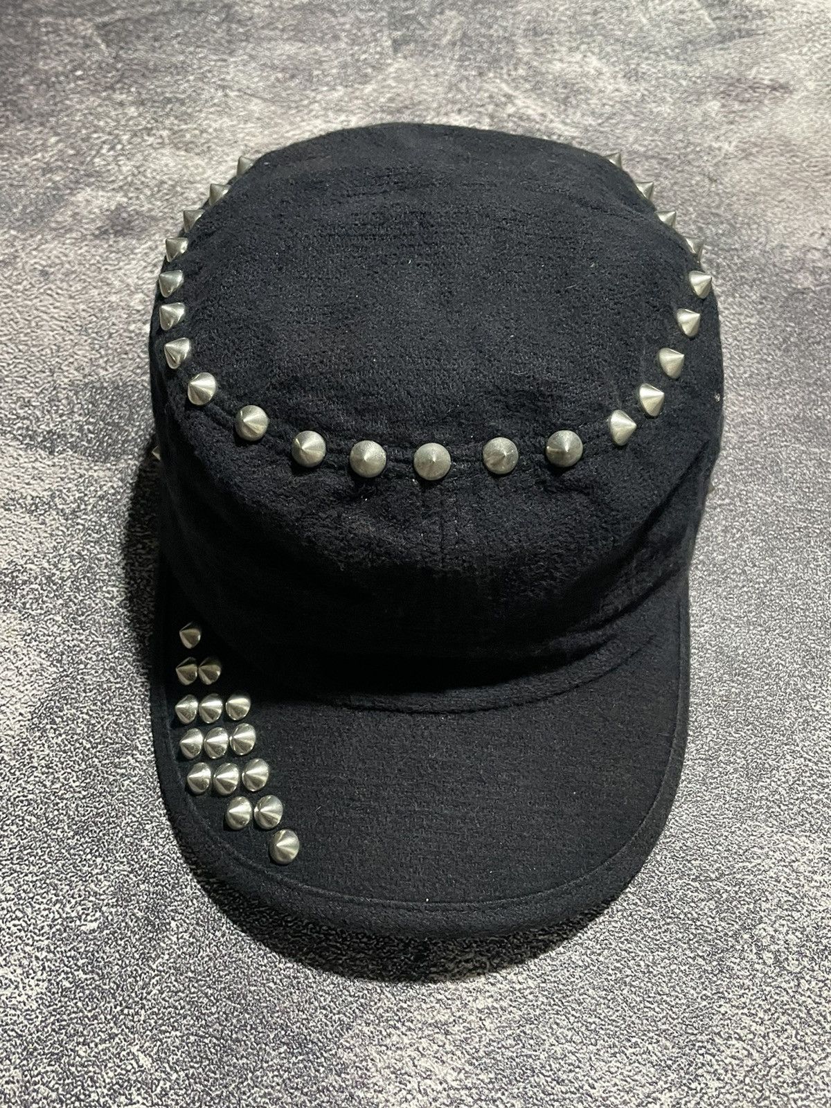 If Six Was Nine y2k Studed Cadethat Wool Punk Style Size ONE SIZE - 3 Thumbnail