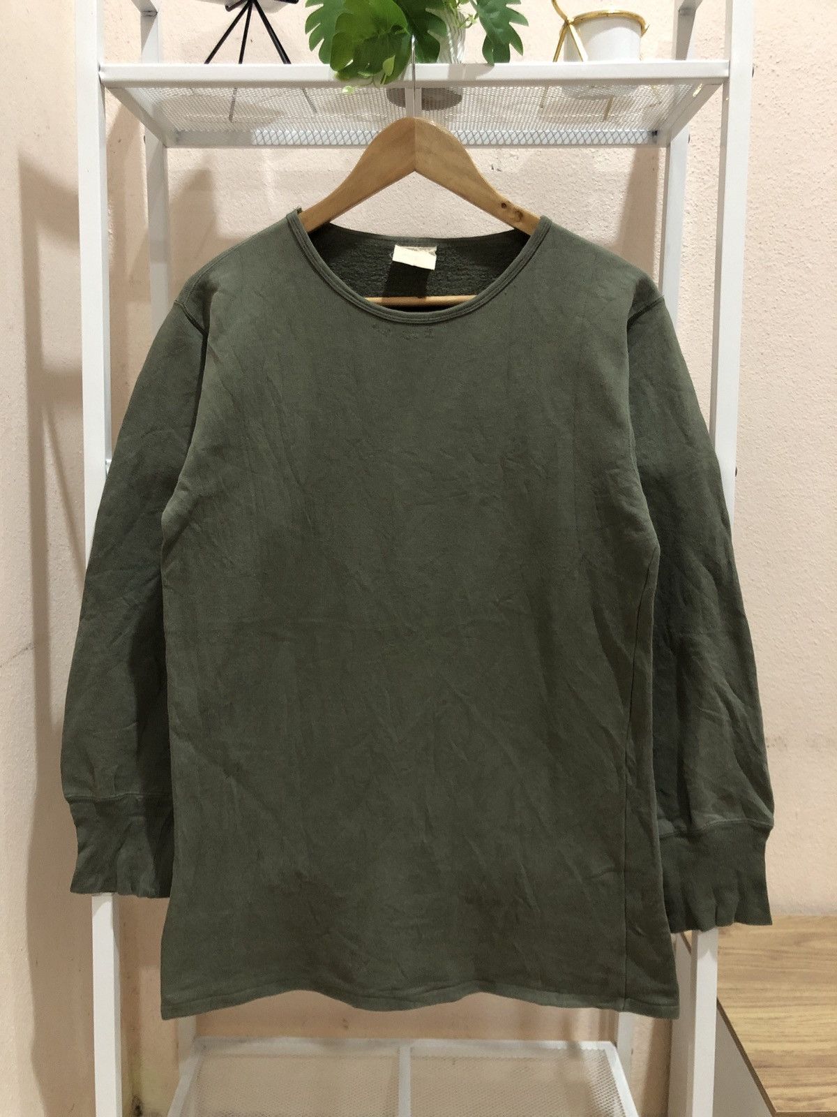 Other Vintage 80s French Army Sweatshirts Thermal Pullover Size US M / EU 48-50 / 2 - 1 Thumbnail