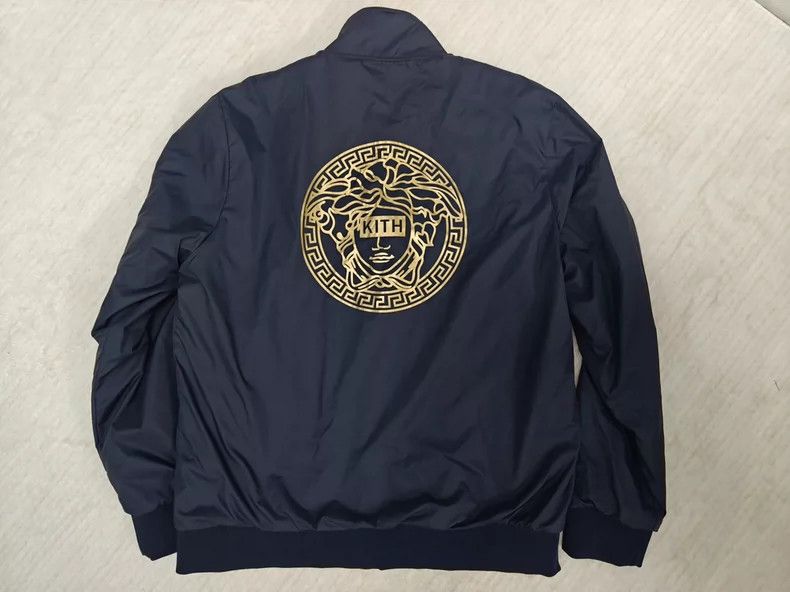 Versace Versace velor reversible jacket Size US XL / EU 56 / 4 - 5 Thumbnail