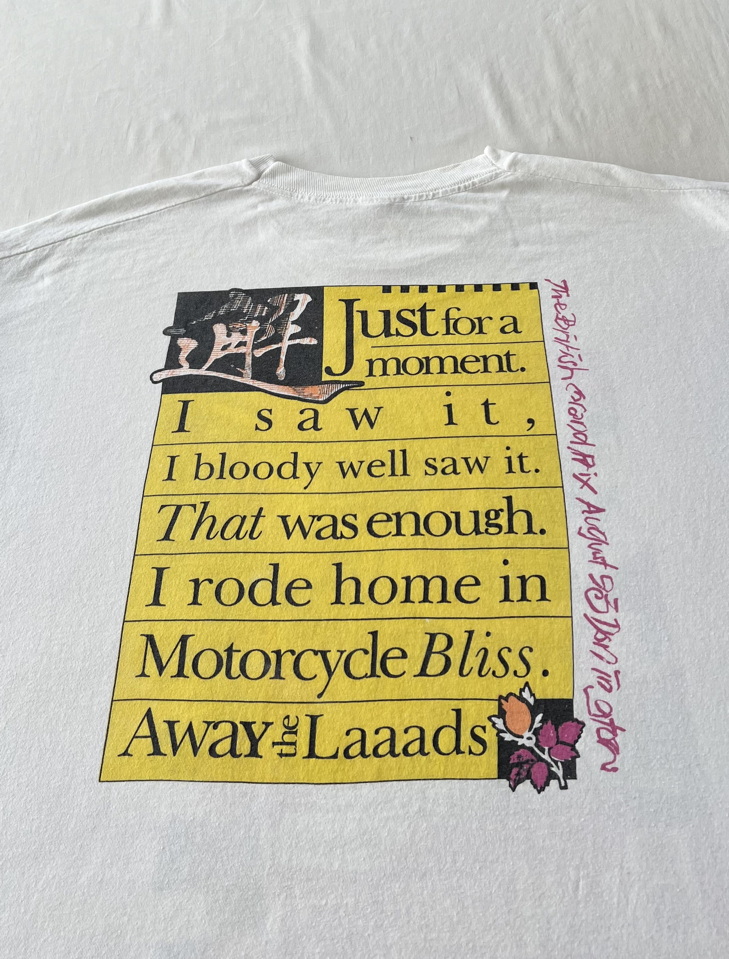 Vintage Vintage 1993 British Grand Prix Niall Mackenzie Yamaha Tee Size US XL / EU 56 / 4 - 13 Thumbnail