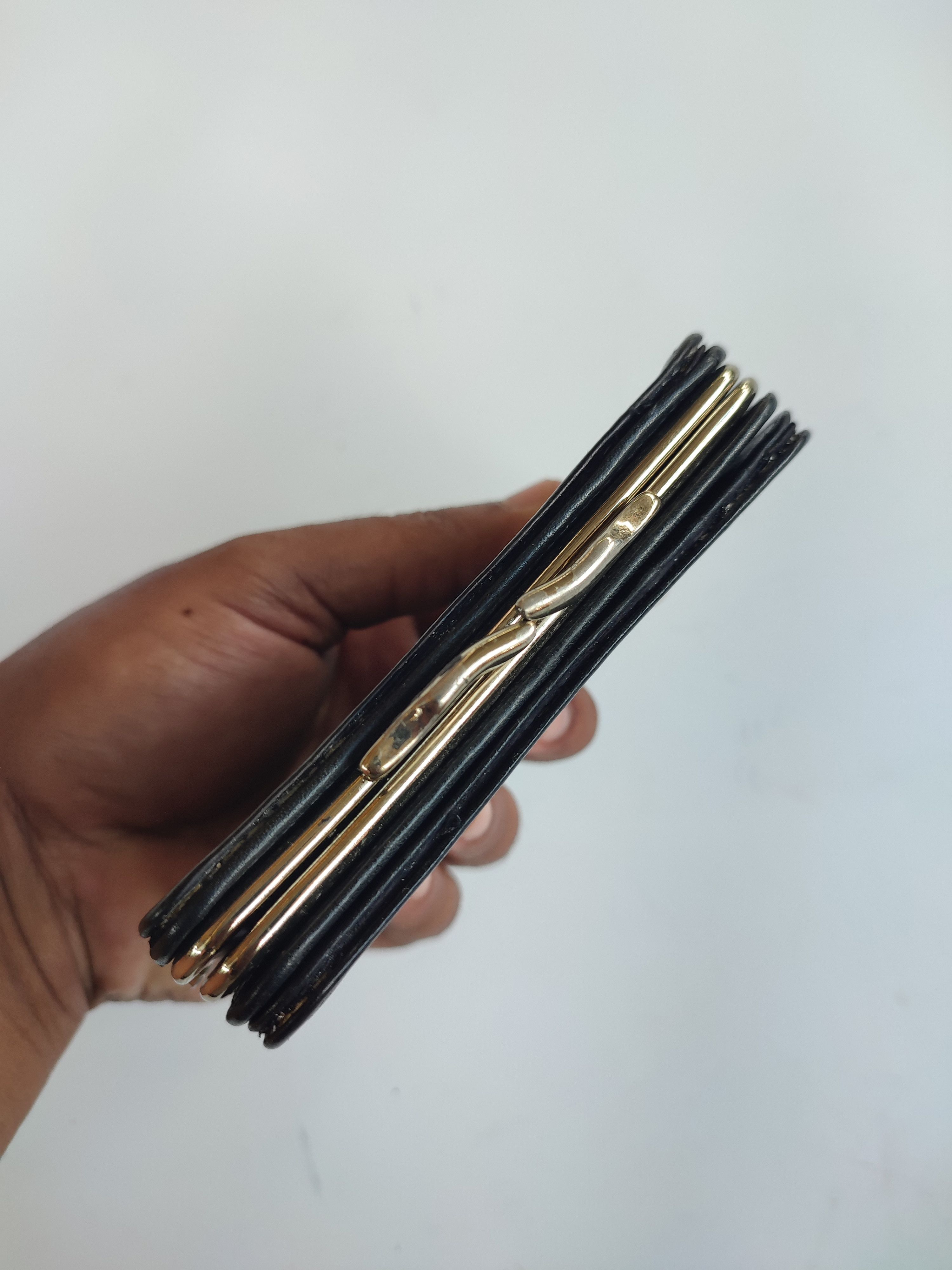 Balenciaga Balenciaga Black Leather Wallet Size ONE SIZE - 5 Thumbnail
