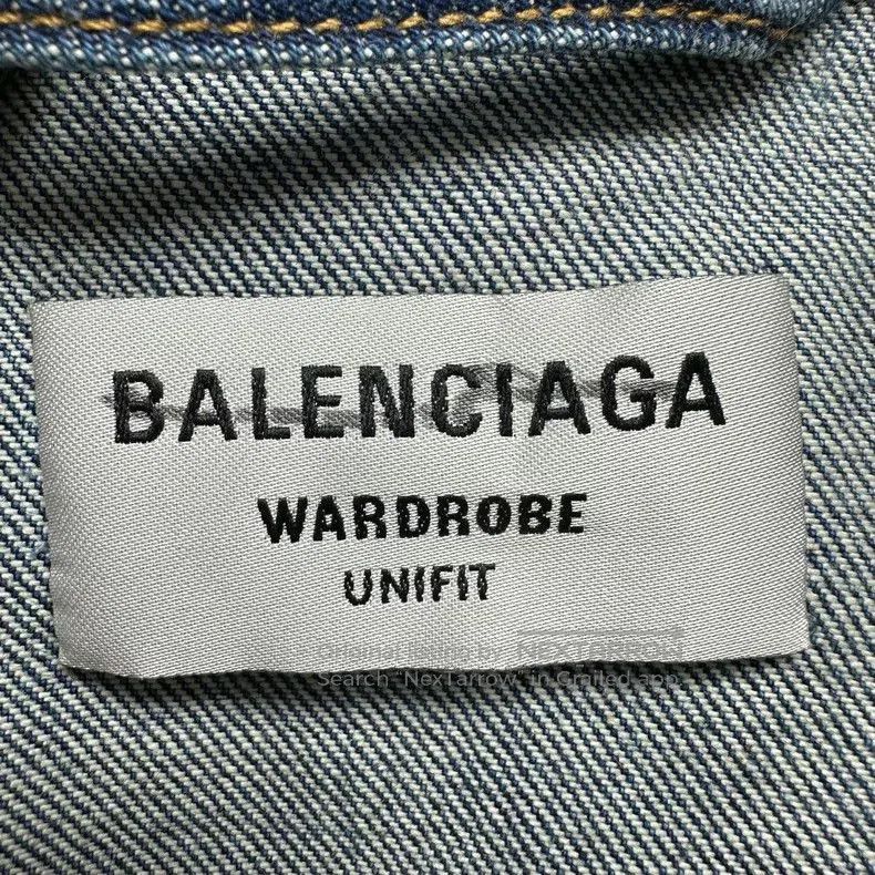 Balenciaga Balenciaga Distressed Graffiti Denim Jacket. Size US XS / EU 42 / 0 - 7 Thumbnail