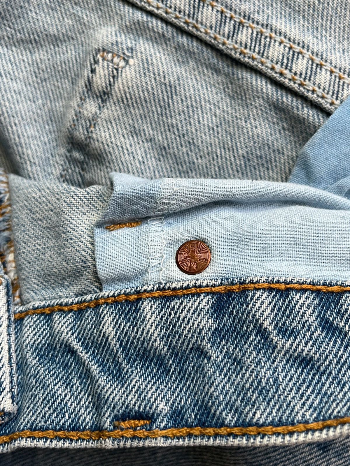 Levi's Levi’s 553 Sz W 34 L 34 Made in USA Rat Distressed Rare Size US 34 / EU 50 - 11 Thumbnail