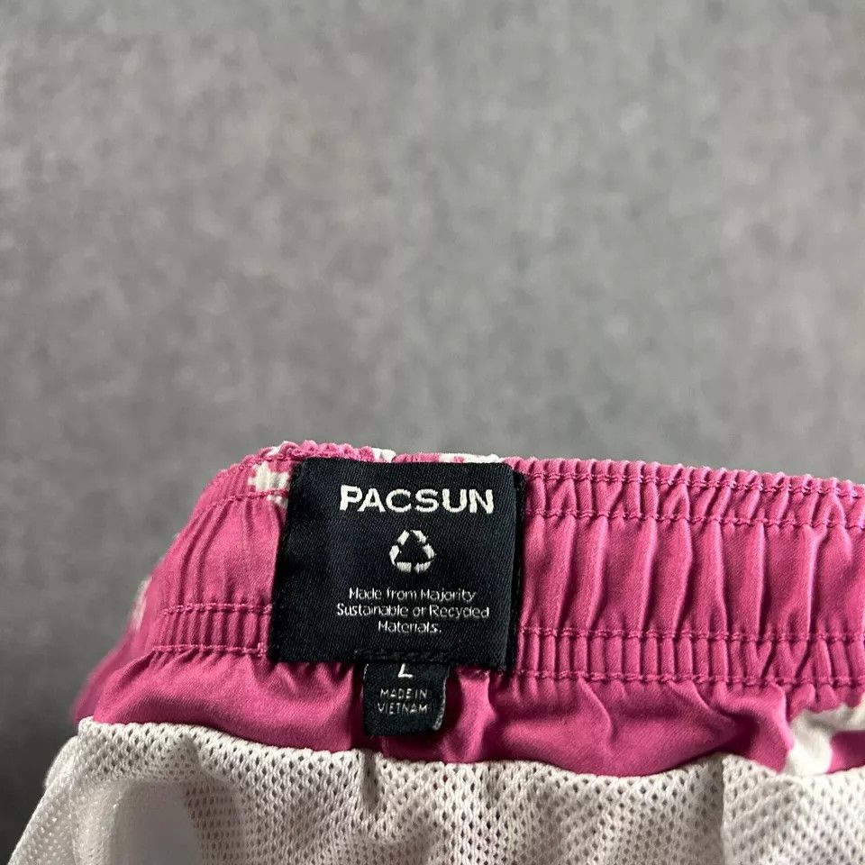Pacsun Pacsun Swim Trunks Mens Large Mesh Lined Shorts Floral Logo Size US 42 / EU 58 - 6 Thumbnail