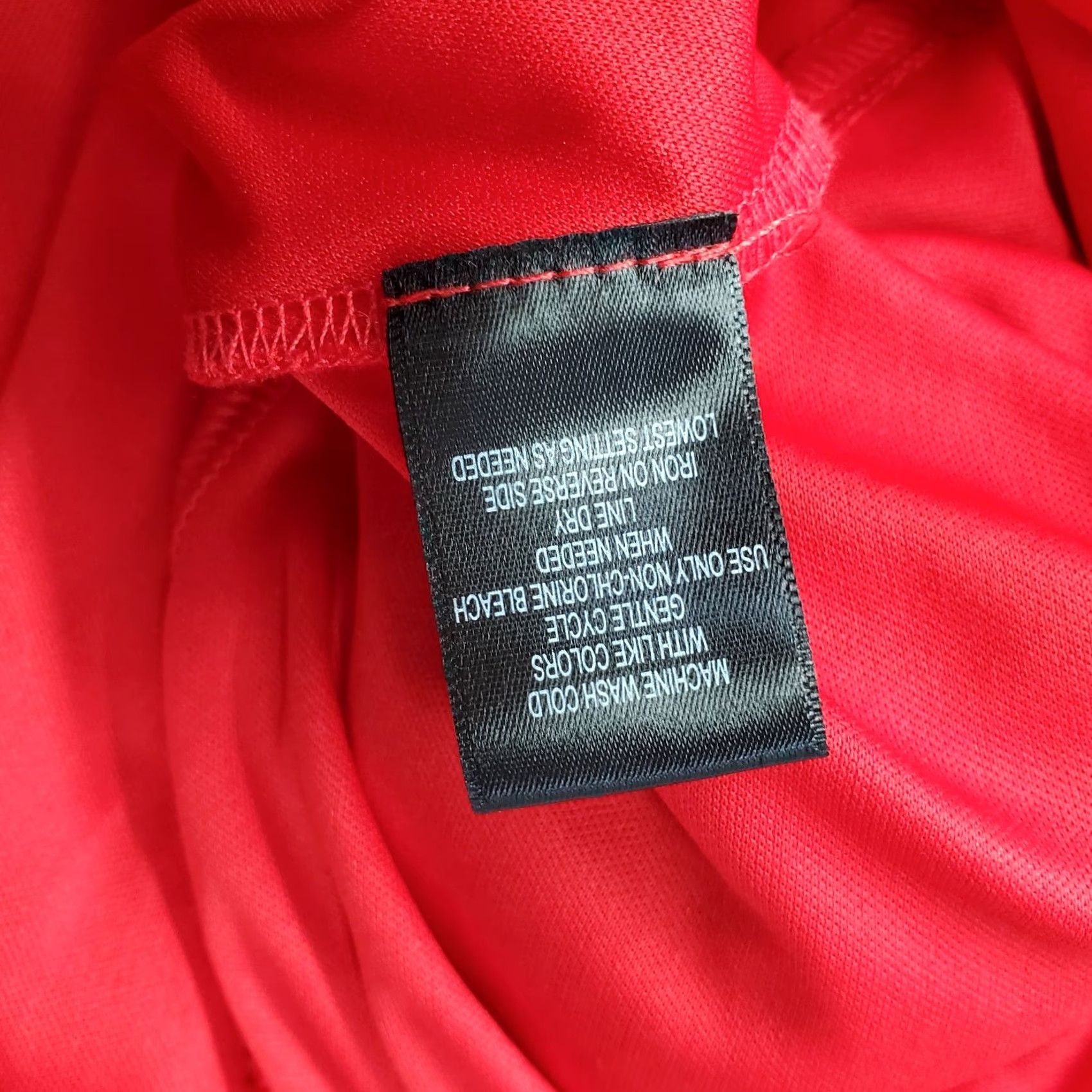 Vintage Trixxi Womens Dress M Red Lined Ruffle Detail Short Sleeve Fit & Flare Casual Party/Cocktail Vintage: No Size 32" / US 10 / IT 46 - 6 Thumbnail