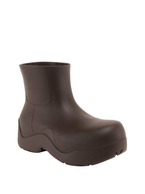 Bottega Veneta o1w1db10925 Puddle Ankle Boots in Dark Brown Size US 10 / IT 40 - 2 Thumbnail