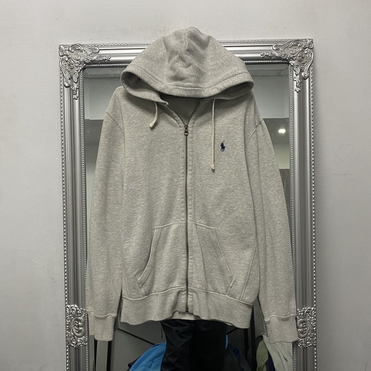 Polo Ralph Lauren Polo Ralph Lauren Zip Hoodie Gray Vintage Size US M / EU 48-50 / 2 - 1 Thumbnail