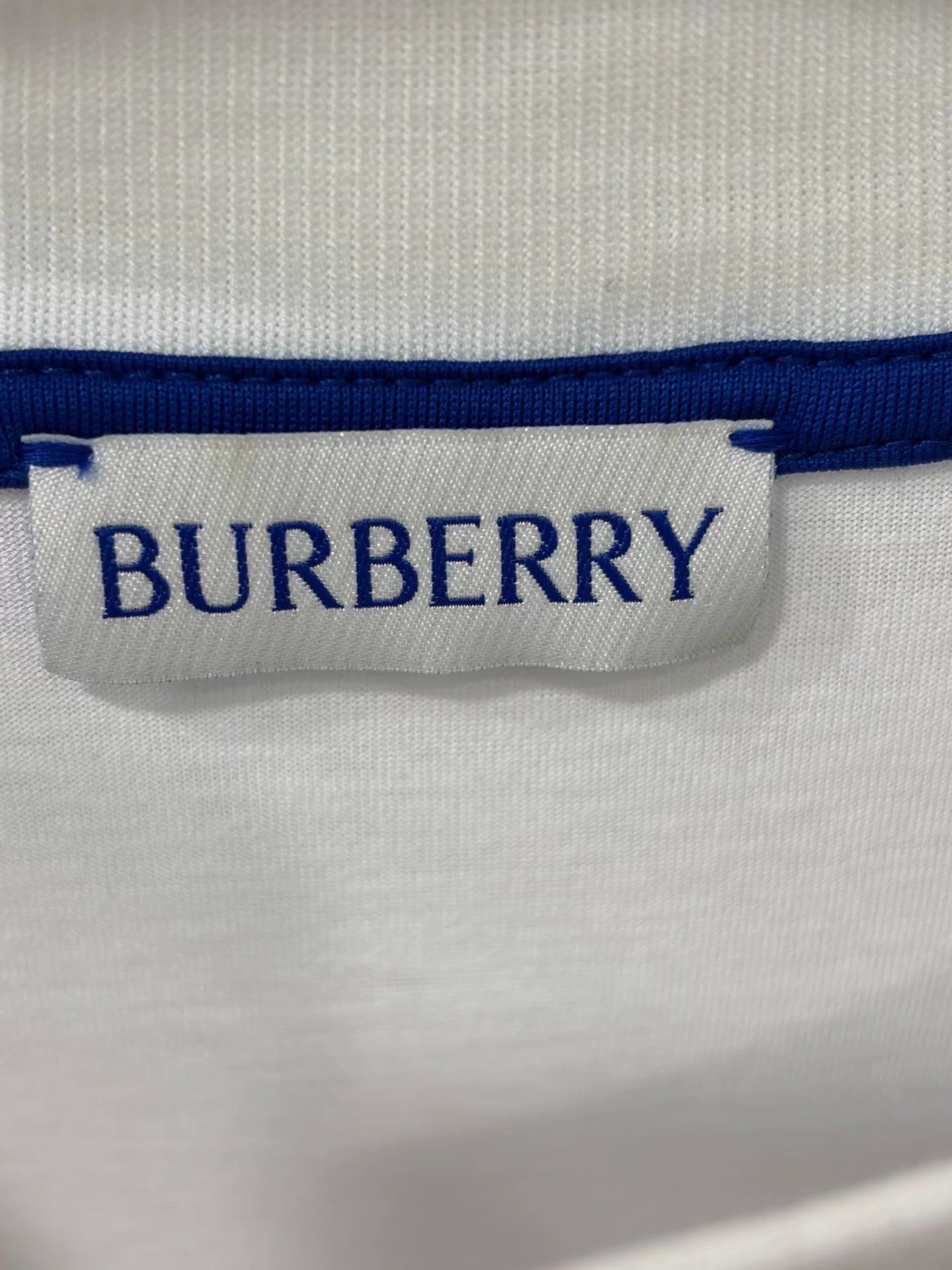 Burberry BURBERRY Horseback Knight Embroidered White XL Tee Size US XL / EU 56 / 4 - 3 Thumbnail