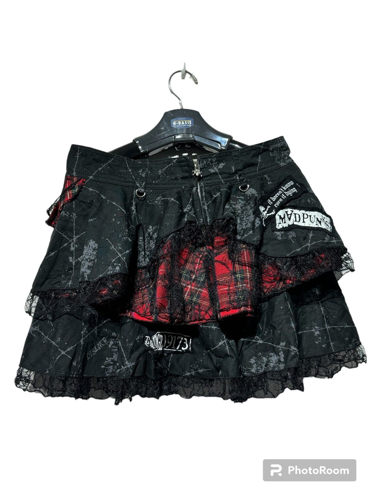 Hysteric Glamour × Vintage MAD PUNKS SKULL SKIRT Size 32" / US 10 / IT 46 - 1 Thumbnail