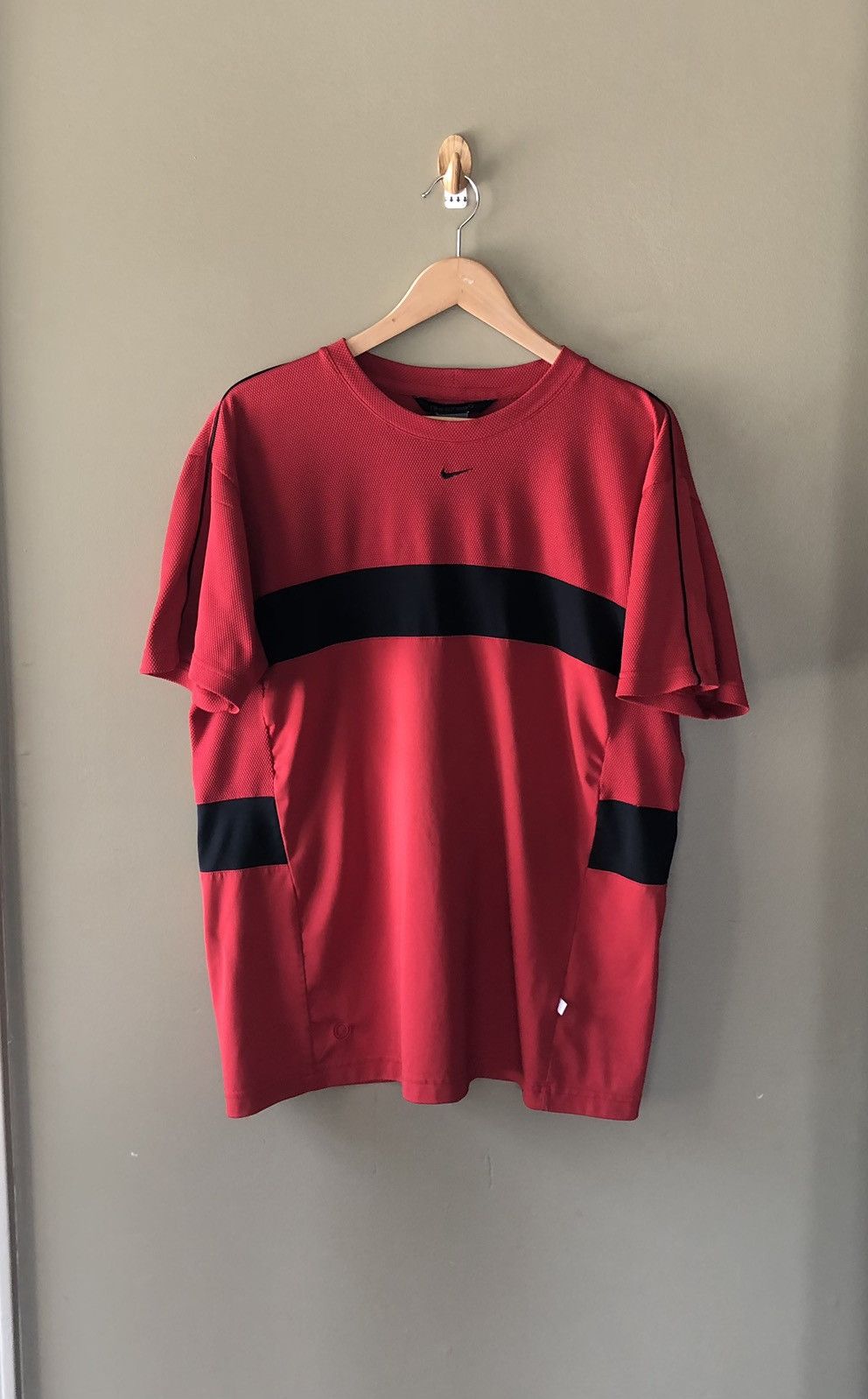 Nike × Vintage CRZY 🔥 Y2K Nike Center Swoosh shirt/jersey Size US L / EU 52-54 / 3 - 1 Thumbnail